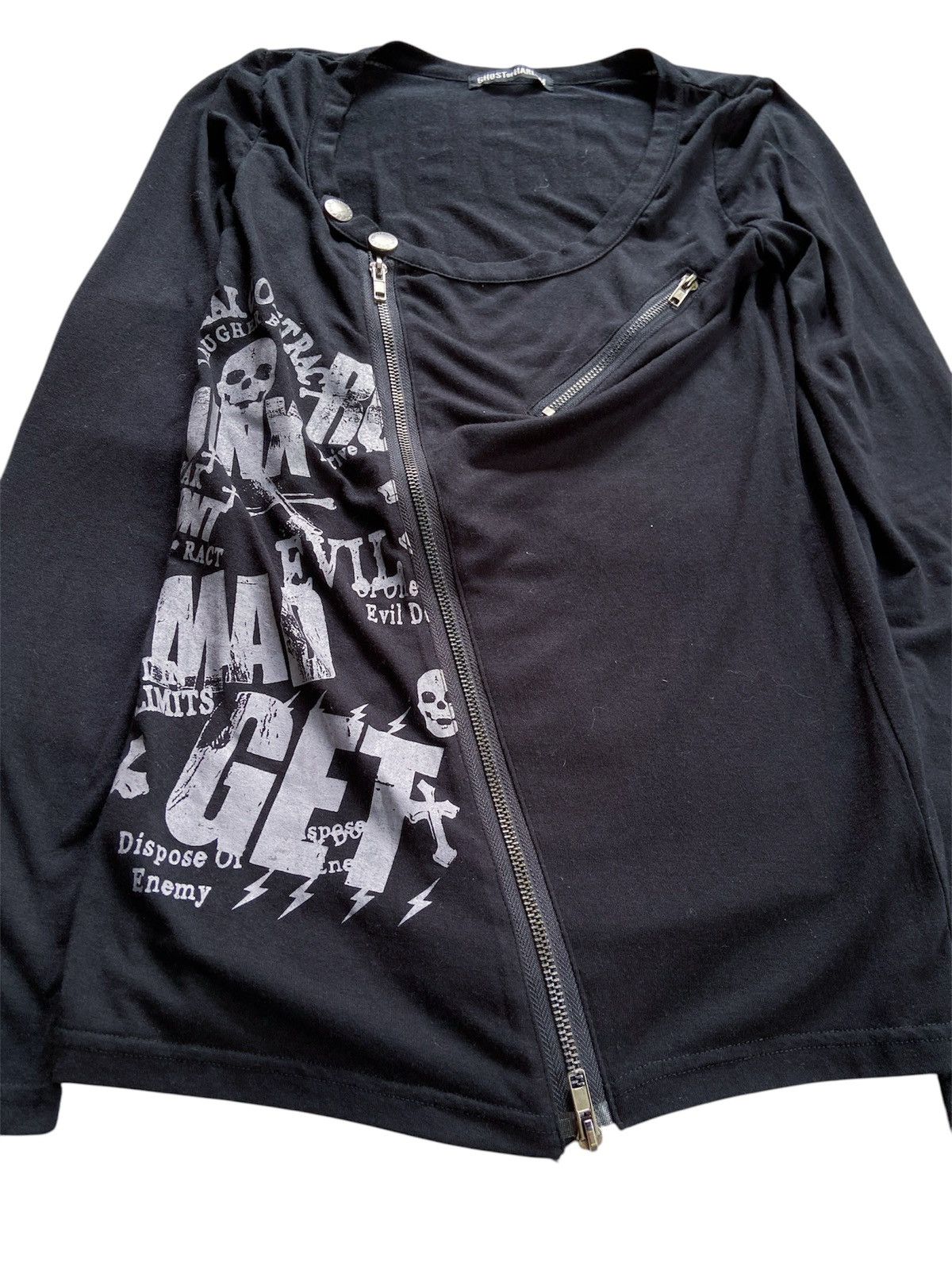 Japanese Brand GHOST OF HARLEM PUNK STYLE LONG SLEEVE Size US S / EU 44-46 / 1 - 2 Thumbnail