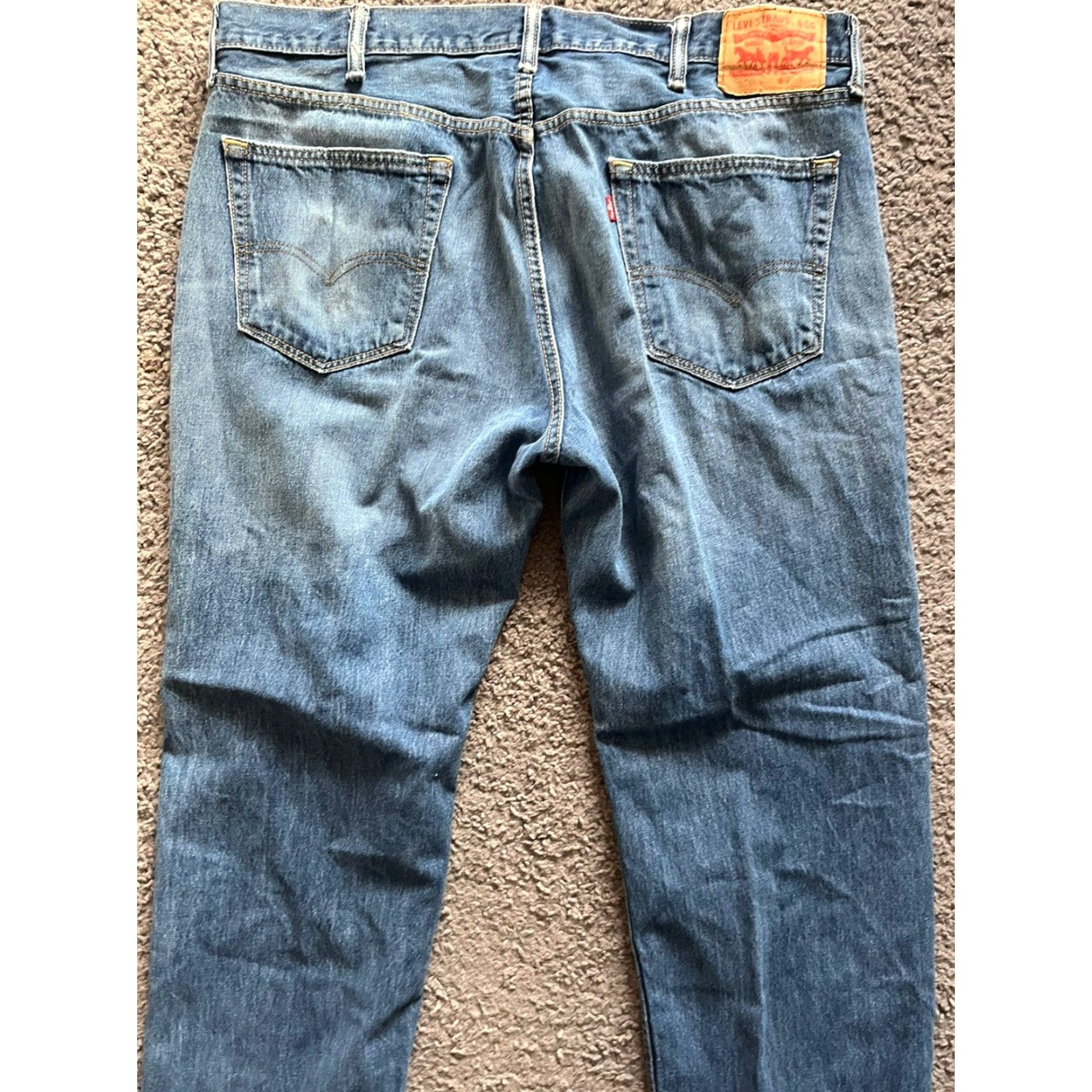 Levi's Levi's 559 Relaxed Fit Jeans Straight Leg Medium Wash Denim Blue 40x30 Mens Regular Modern Vintage: No (Note: Vintage: No) Size US 40 / EU 56 - 2 Thumbnail