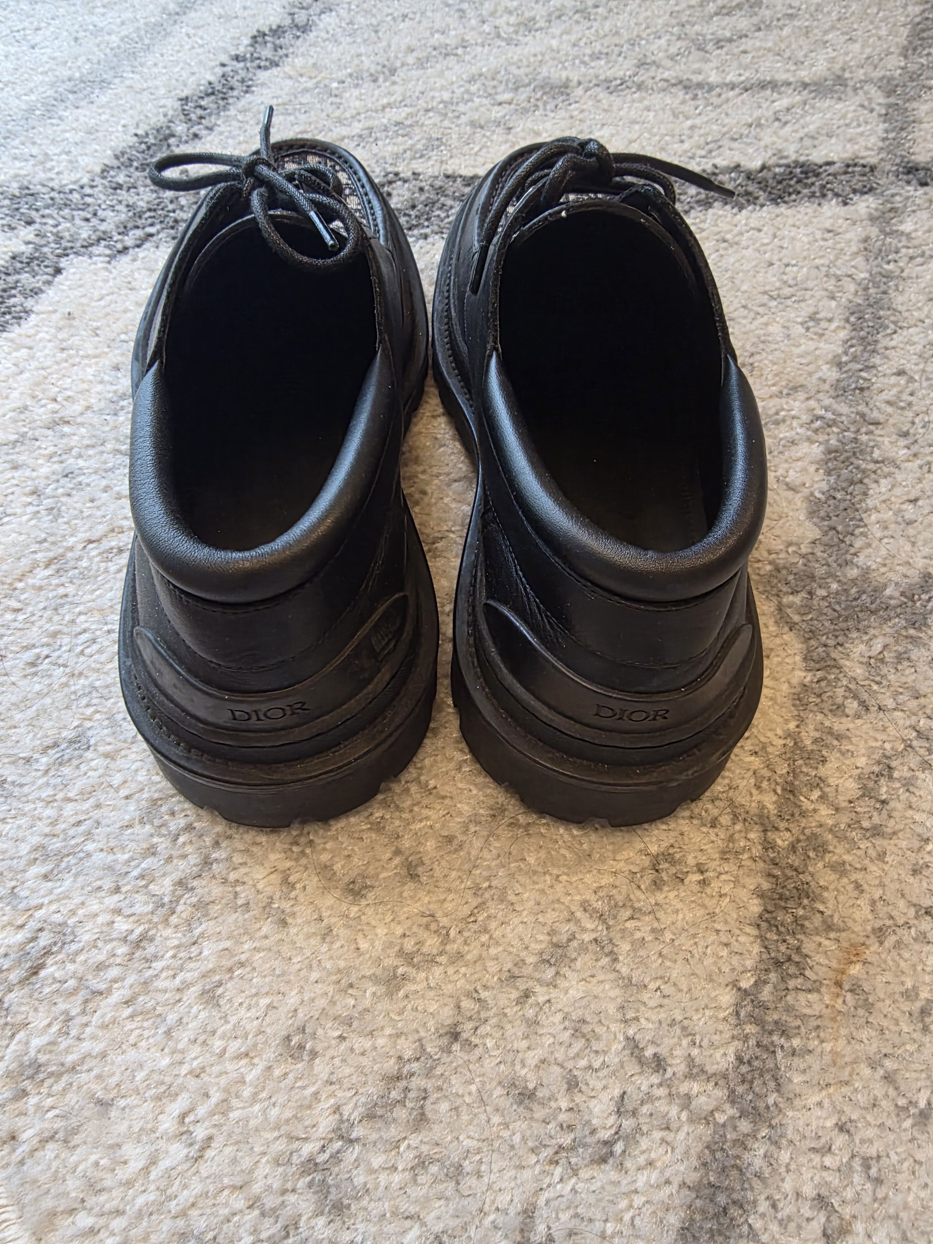 Dior Dior mens Oblique Derby Shoes size 42 us 9 Size US 9 / EU 42 - 4 Thumbnail