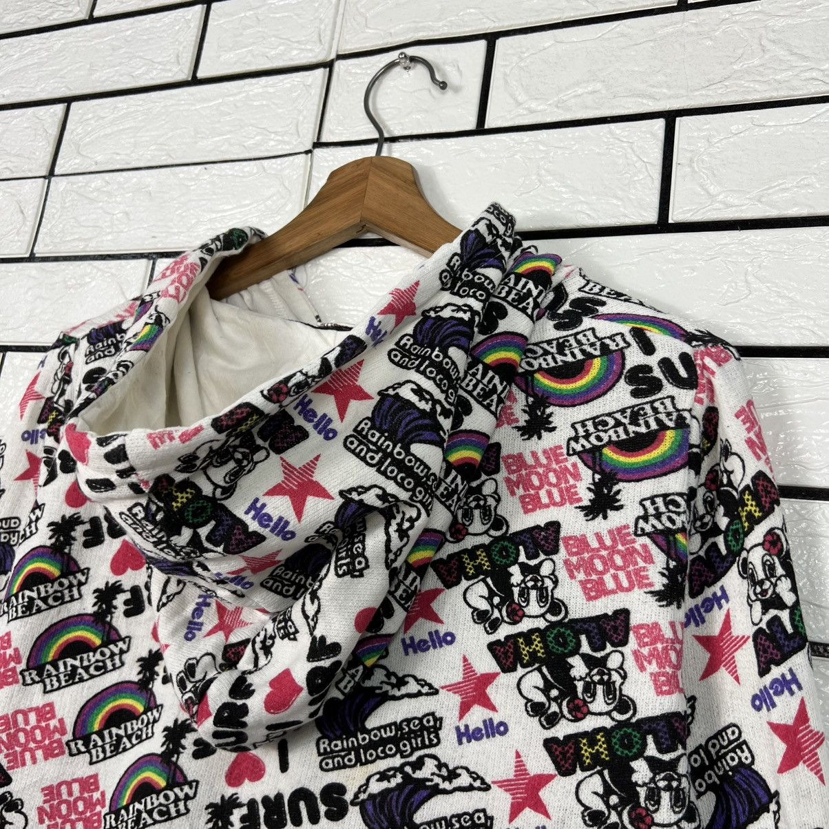 Japanese Brand BLUE MOON BLUE I Love Surf Fullprint Hoodies #4280-C194 Size ONE SIZE - 18 Thumbnail