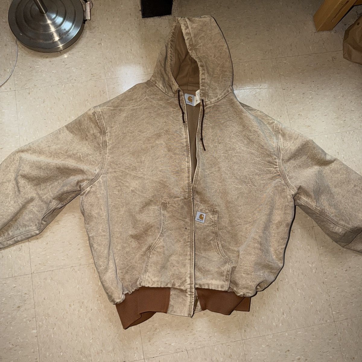Carhartt Tan Carhartt Work Jacket Size US XL / EU 56 / 4 - 1 Thumbnail