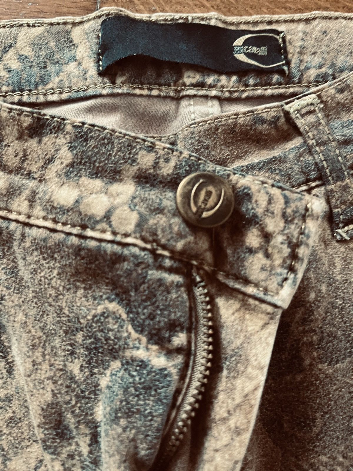 Roberto Cavalli Roberto Cavalli Vintage Snake Print Jeans size M Size 28" / US 6 / IT 42 - 3 Thumbnail