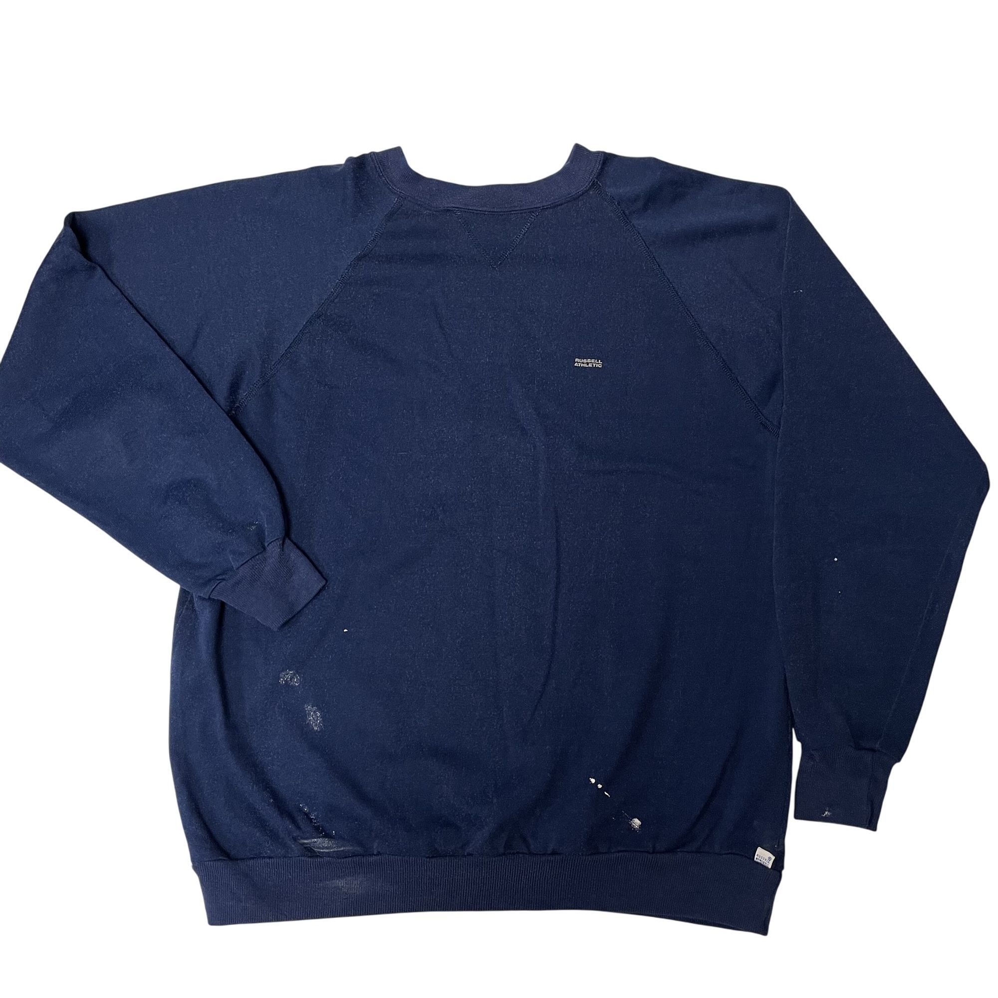 Russell Athletic Vtg Russell Athletic Heather Blue Workout Gym Sweatshirt Size US XL / EU 56 / 4 - 12 Thumbnail