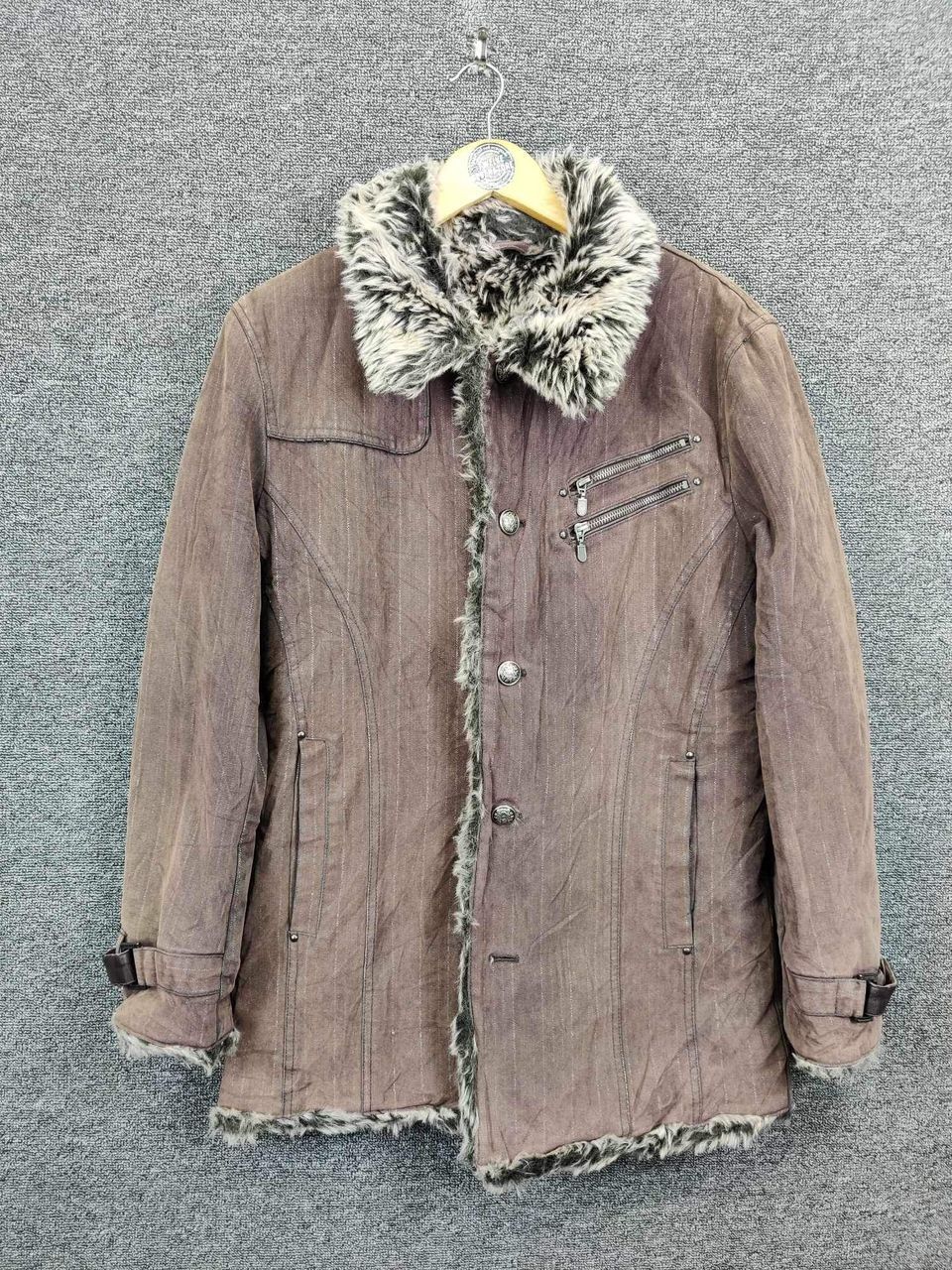 Mossimo Vintage Mossimo Shearling Studded Jacket Size US L / EU 52-54 / 3 - 7 Thumbnail