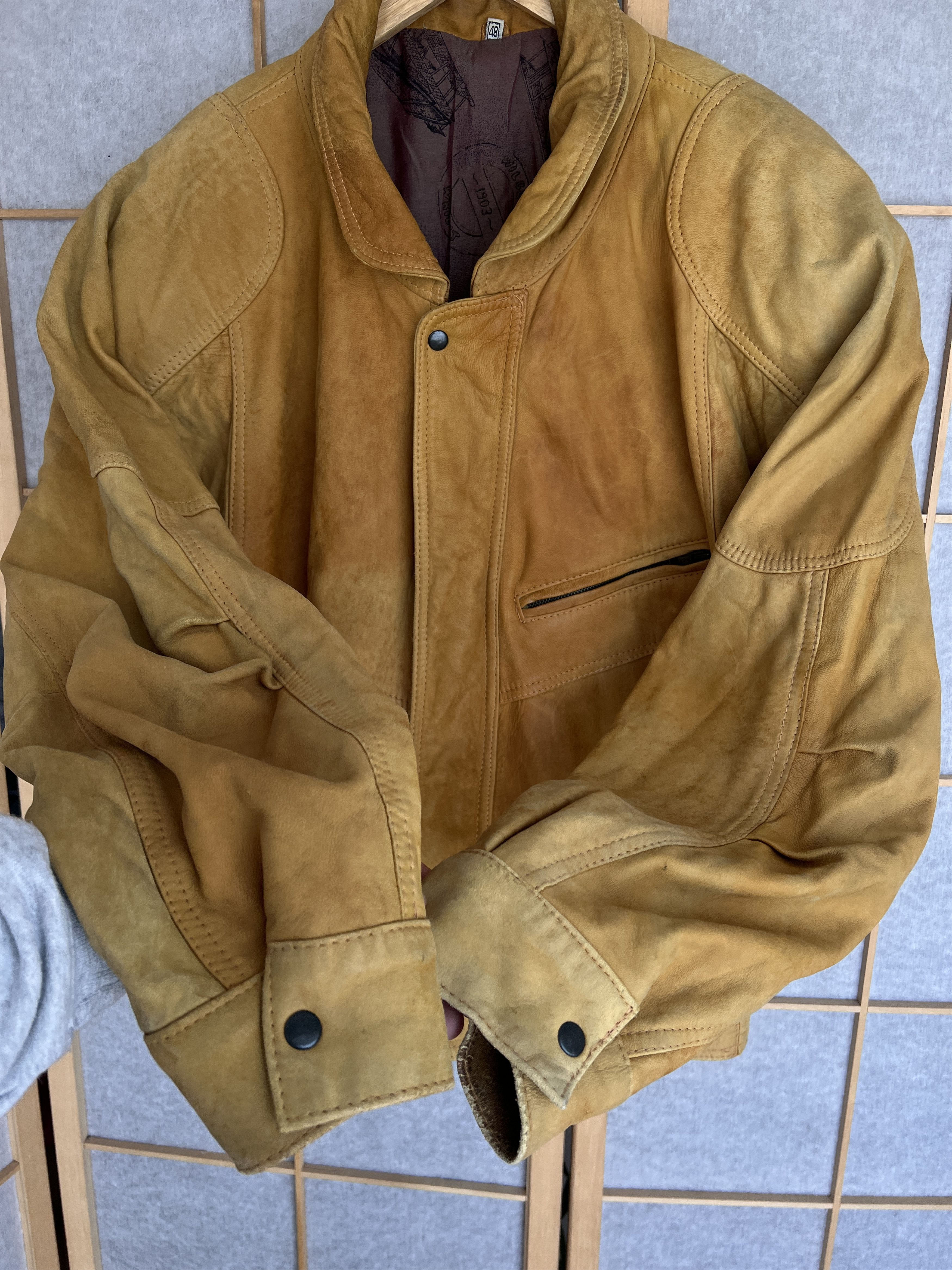 If Six Was Nine Vintage avant garde bomber leather jacket Vetements LGB vibe Size US M / EU 48-50 / 2 - 13 Thumbnail