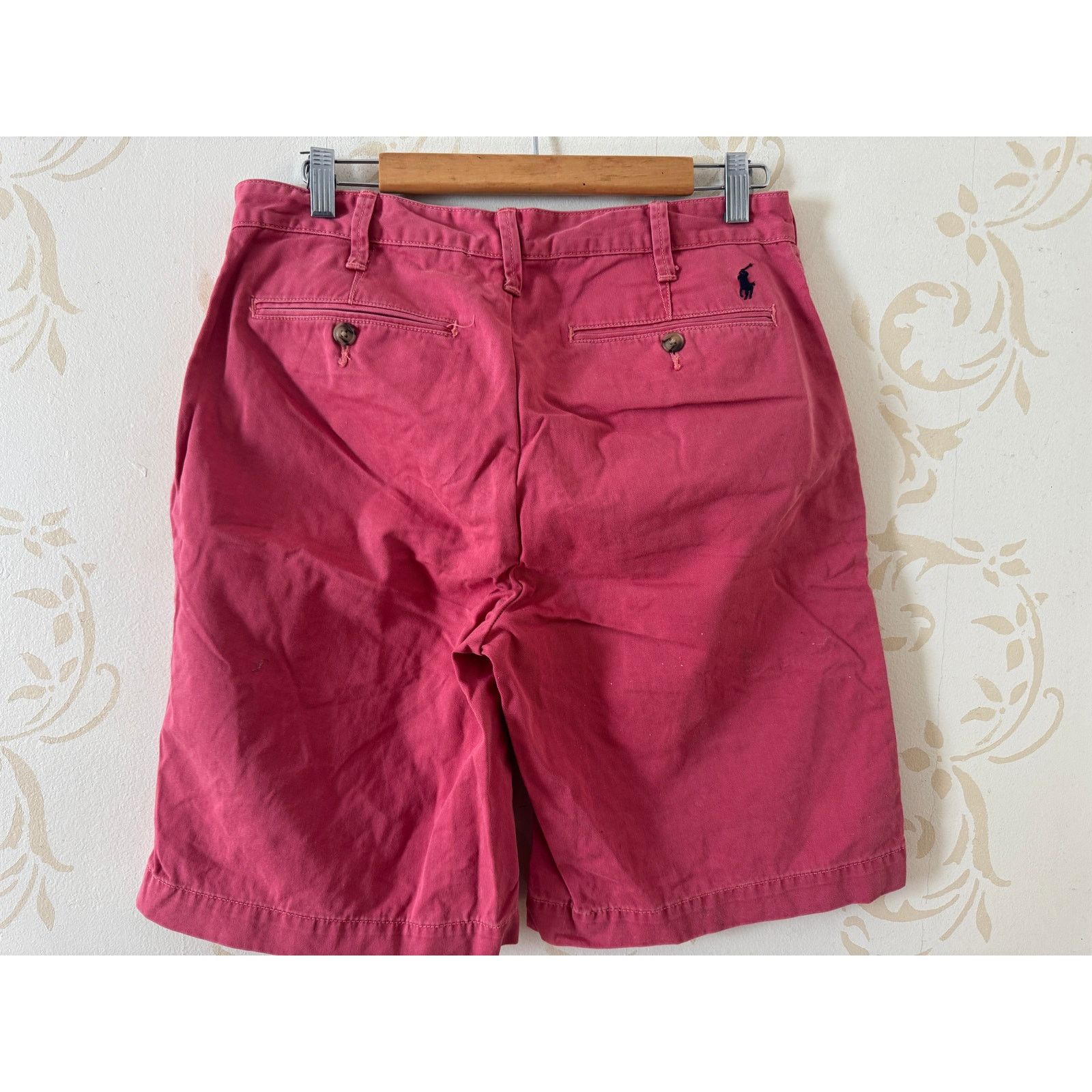Polo Ralph Lauren Polo Ralph Lauren Relaxed Fit Red Shorts - 30" x 9.5" Size US 30 / EU 46 - 3 Thumbnail