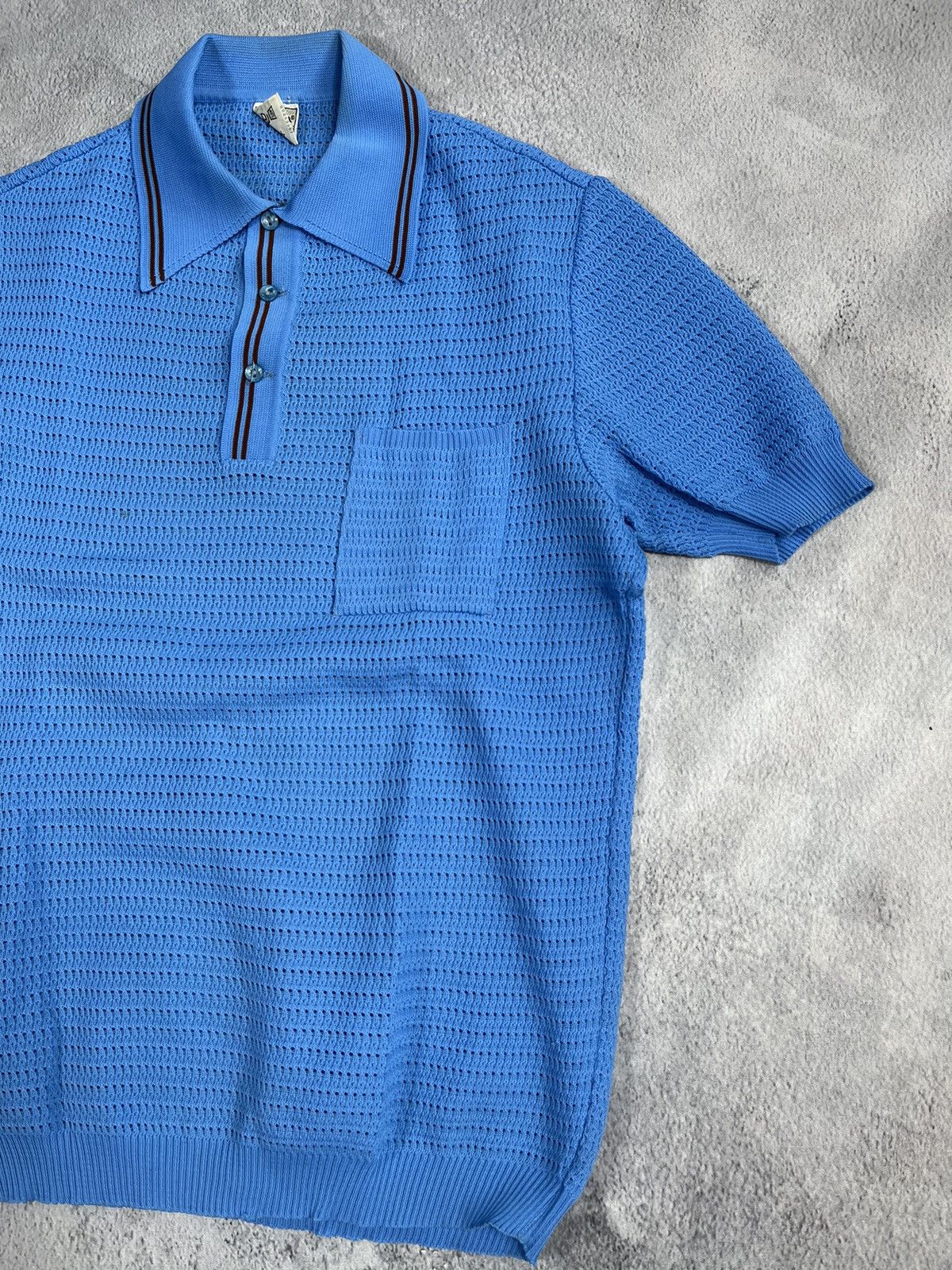 Vintage Vintage 90s Mesh golf 1/4 polo tee old money size L Size US L / EU 52-54 / 3 - 3 Thumbnail