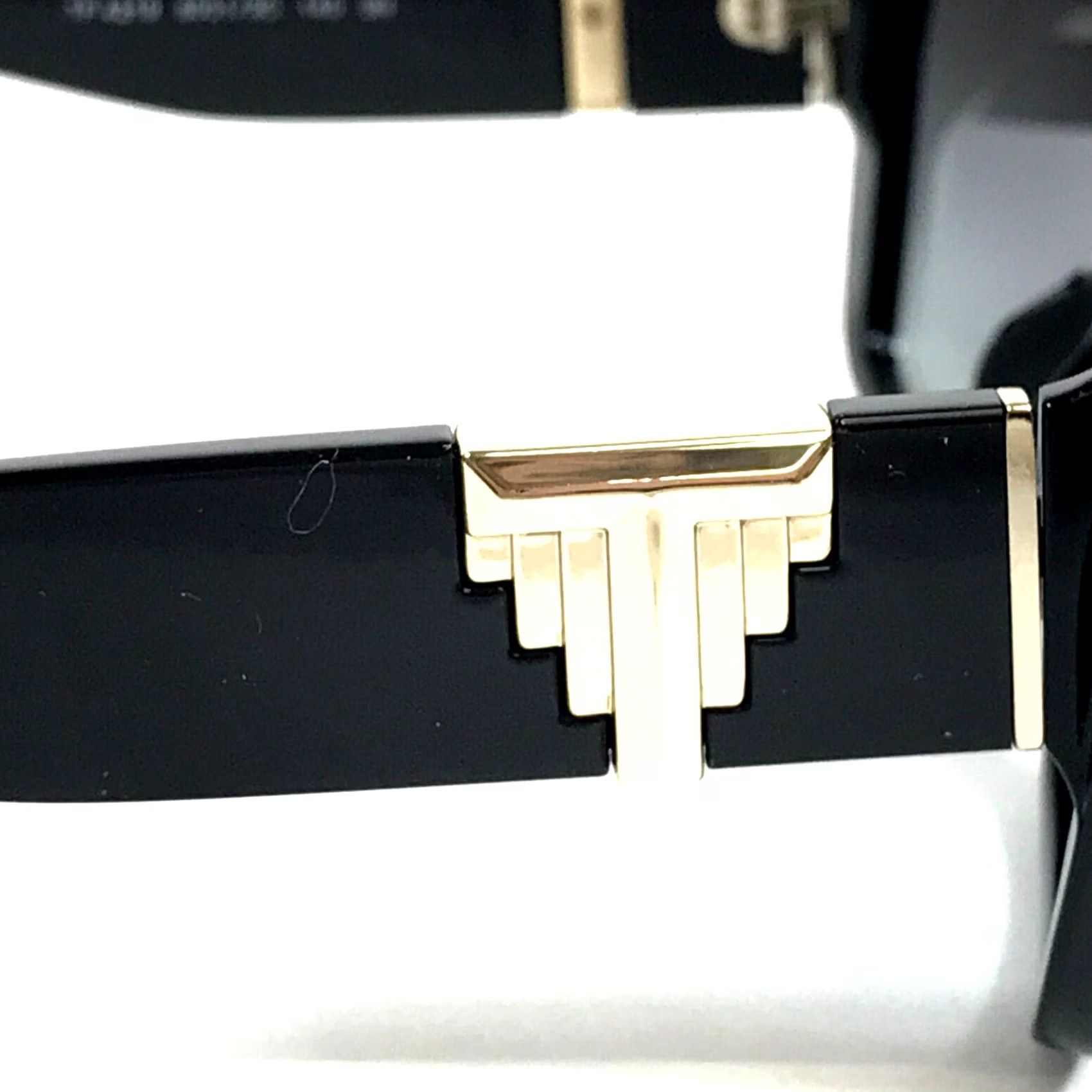 Tiffany & Co. Sunglasses TF4219 Black Gold Butterfly Gray  display picture 1