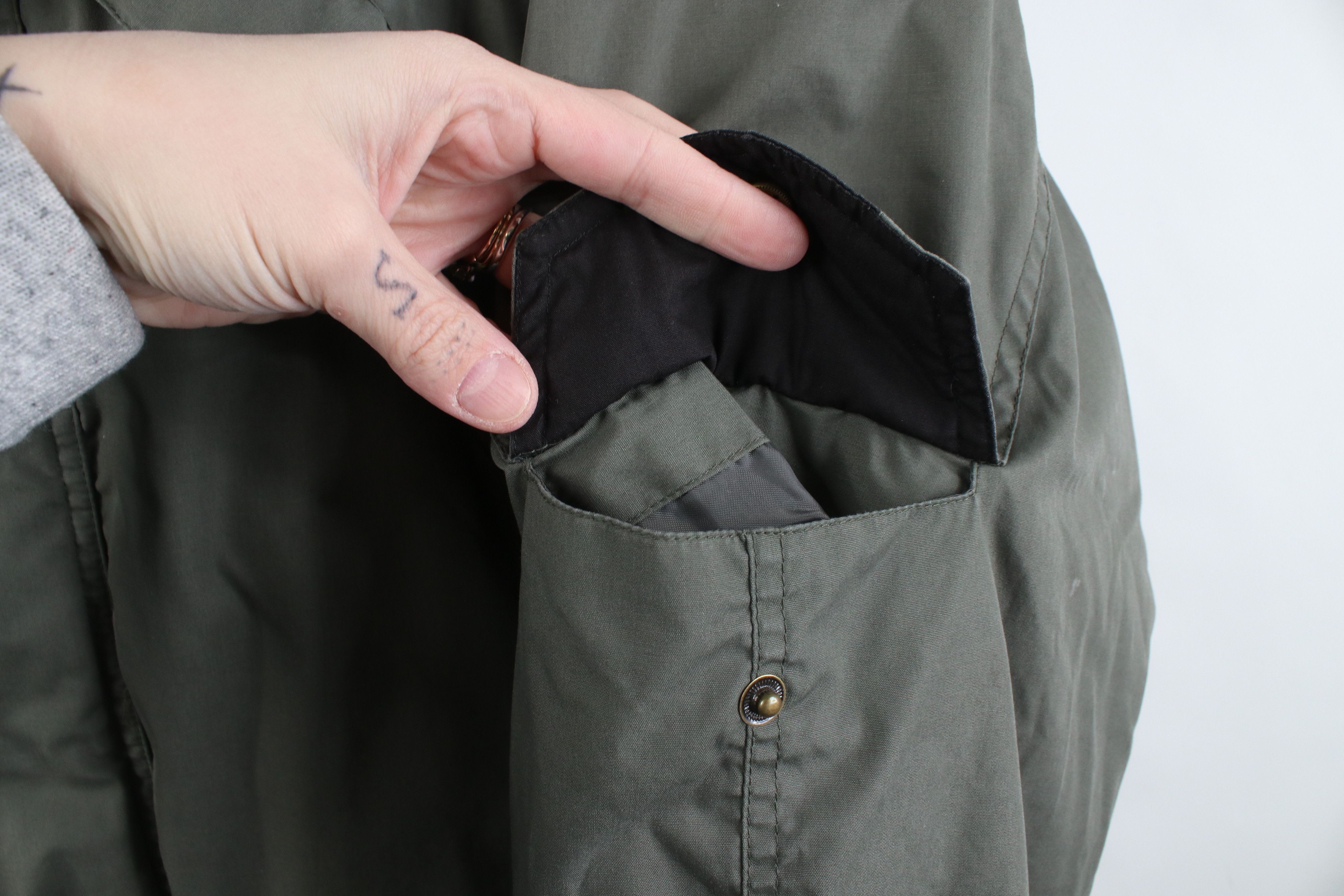 Vintage Vintage 90s Streetwear Hooded Puffer Parka Jacket Green Size US M / EU 48-50 / 2 - 6 Thumbnail
