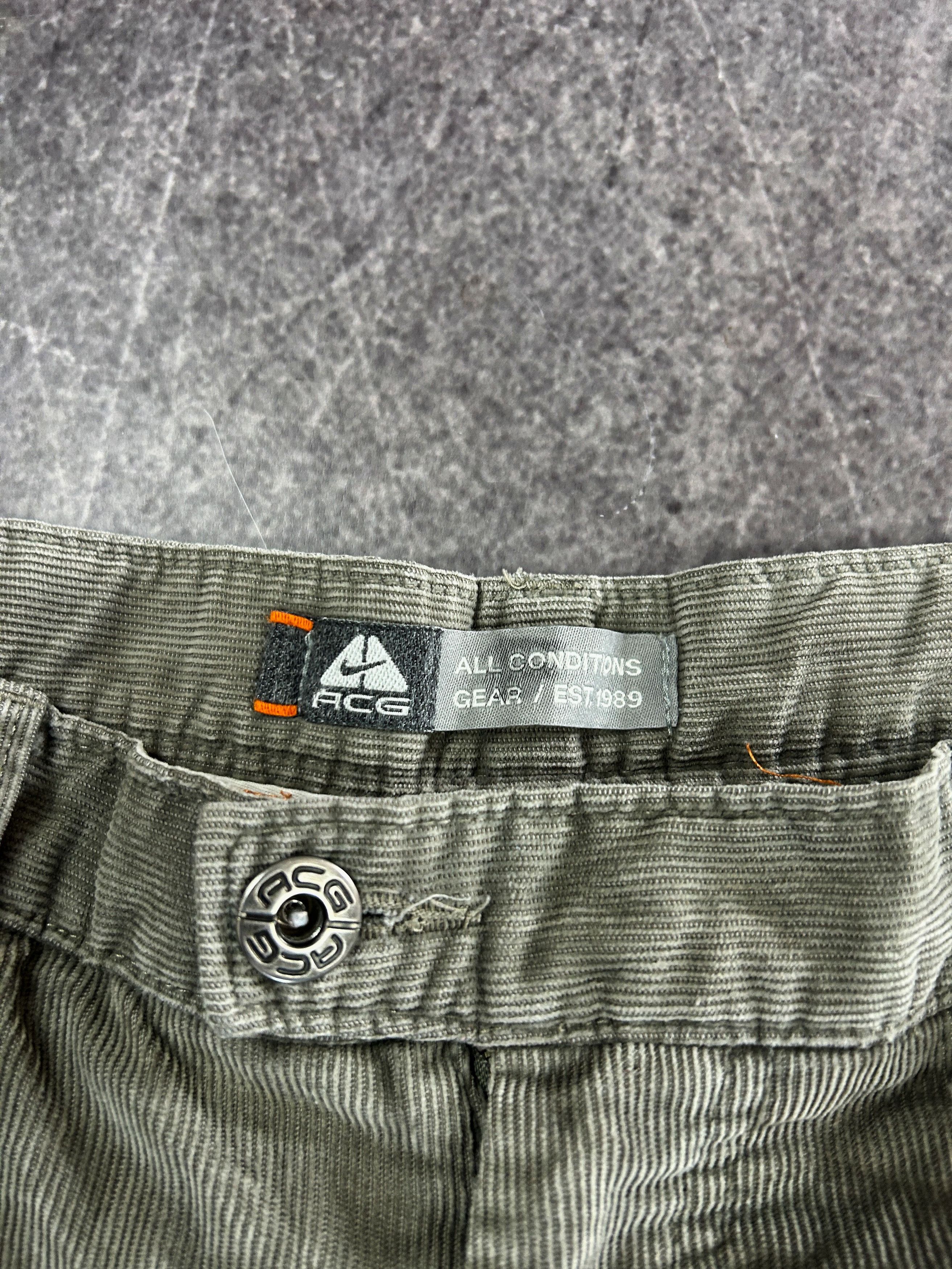 Nike ACG BALENCIAGA STYLE ITALIAN PARIS VIBE WASHED CORDUROY JEANS Size US 32 / EU 48 - 8 Thumbnail