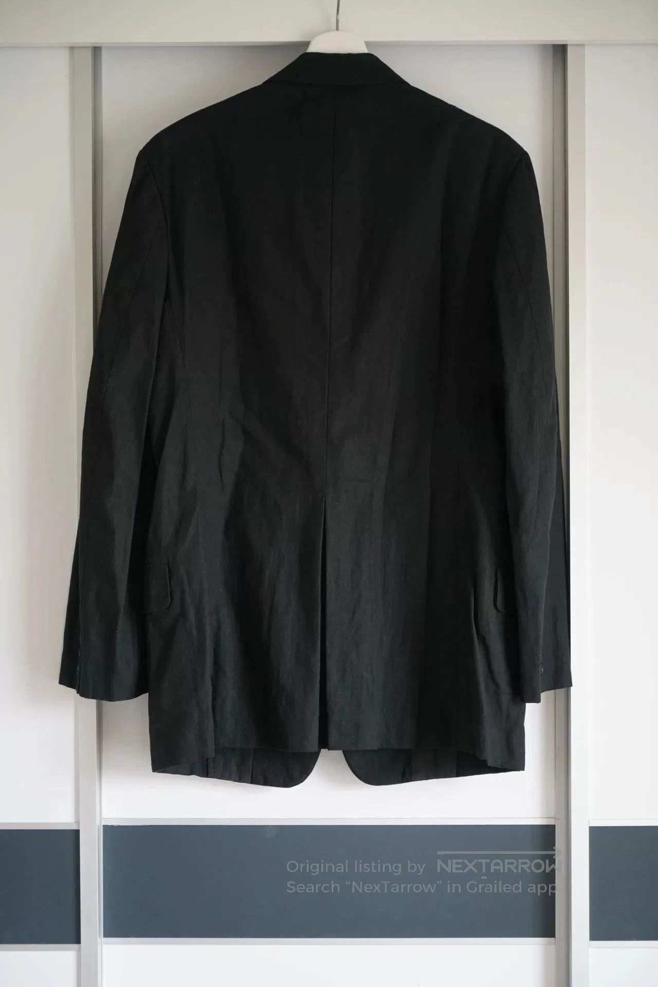Yohji Yamamoto Yohji Yamamoto Black Suit Jacket for Men. Size US S / EU 44-46 / 1 - 3 Thumbnail