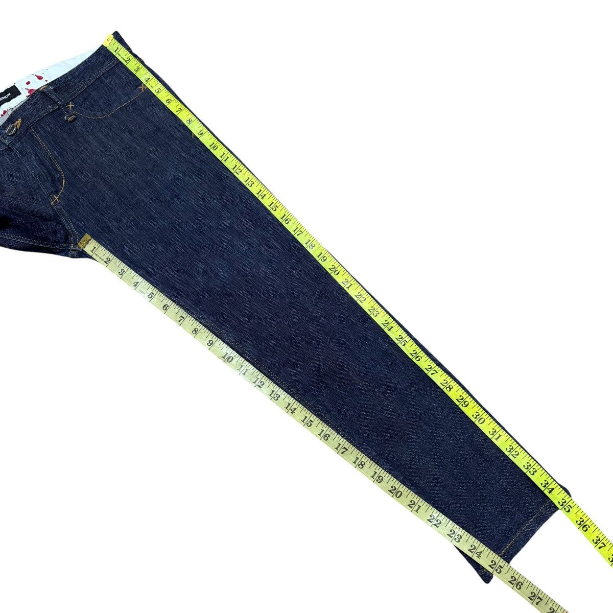 PHENOMENON AW2010 Phenomenon Cropped Denim Jeans Size US 32 / EU 48 - 20 Thumbnail
