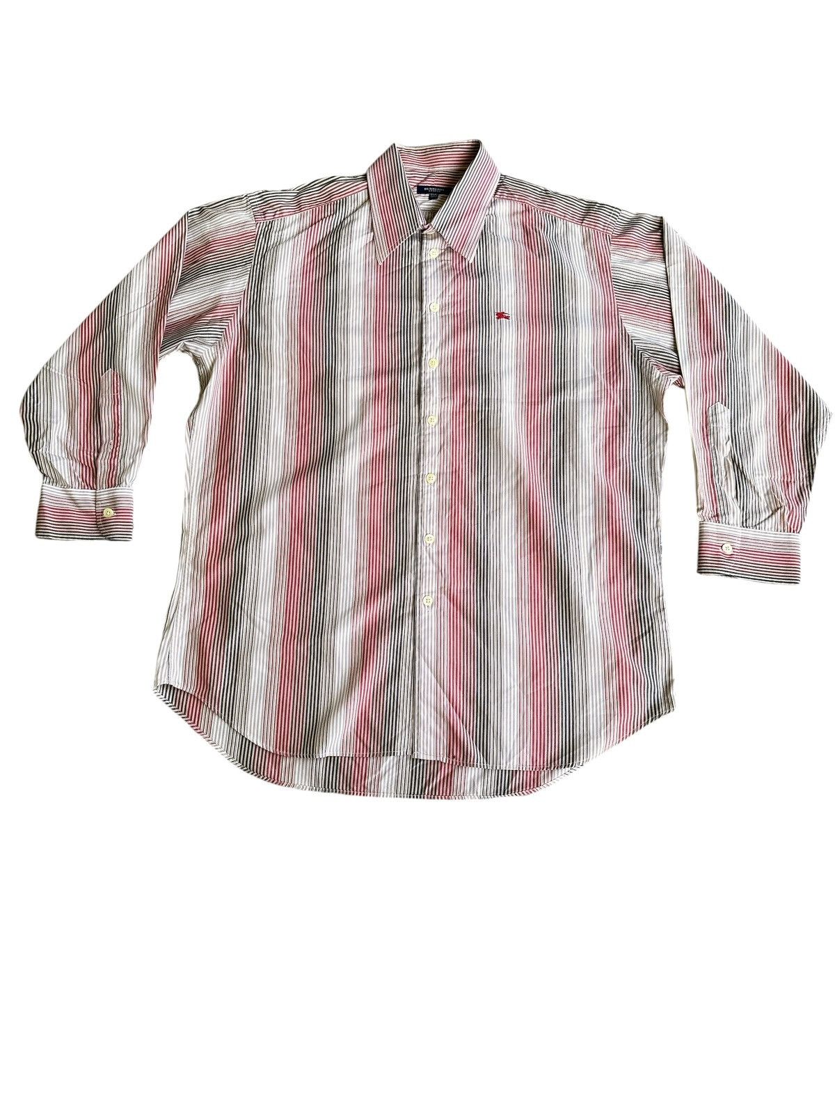 Burberry Burberry Longsleeve Stripe Polos 🎌💥 Size US XL / EU 56 / 4 - 1 Thumbnail