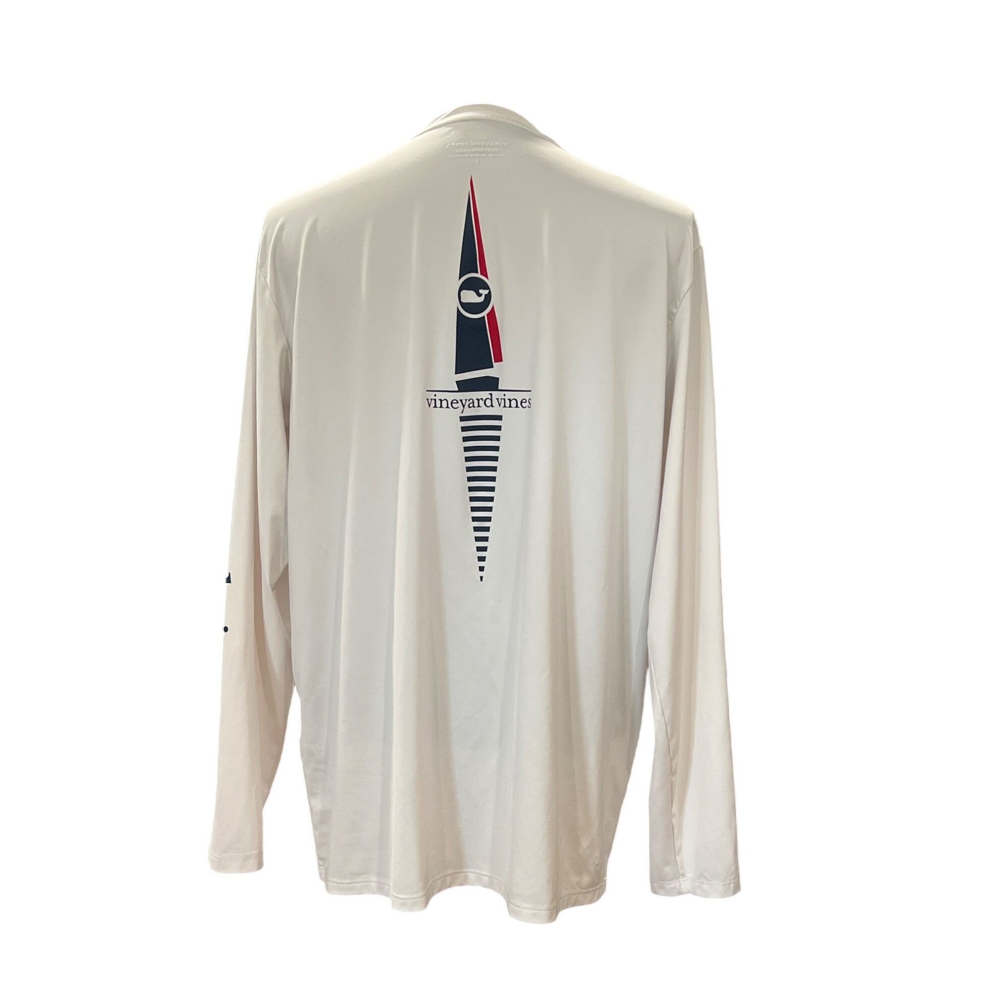 Vineyard Vines Vineyard Vines Mens Long Sleeve White Performance Shirt L Po Size US L / EU 52-54 / 3 - 3 Thumbnail