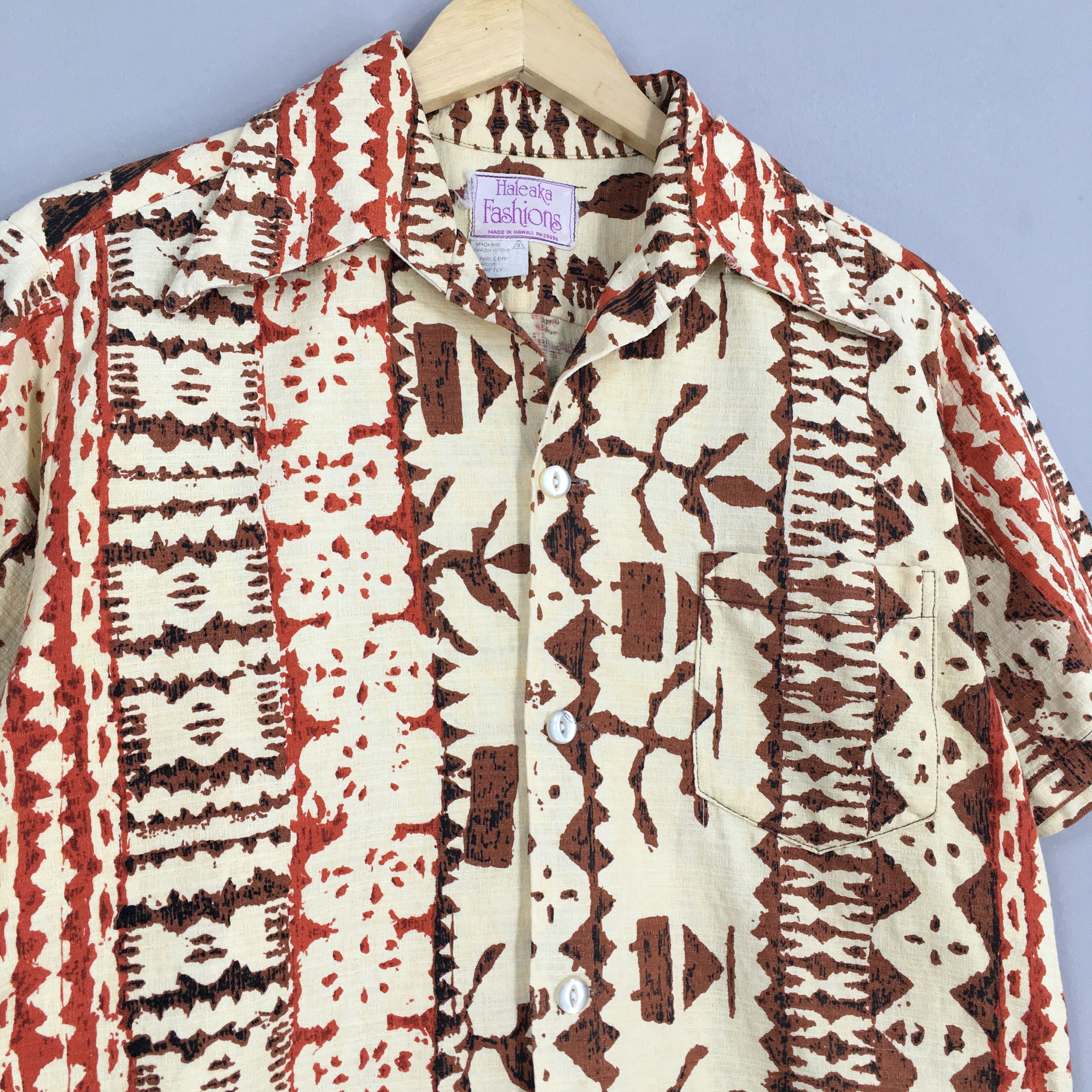 Vintage Vintage 70s Haleaka Hawaii Aloha Tropical Surf Shirts Large Size US L / EU 52-54 / 3 - 3 Thumbnail