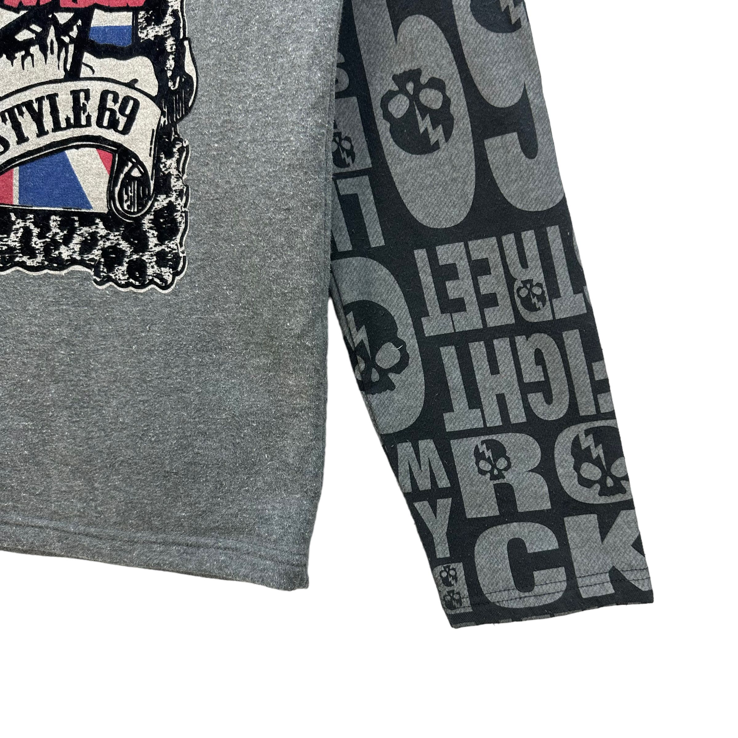 Japanese Brand BATSU STUDIO ROCK STYLE 69 LONG SLEEVE SHIRT #8050-198 Size US S / EU 44-46 / 1 - 6 Thumbnail