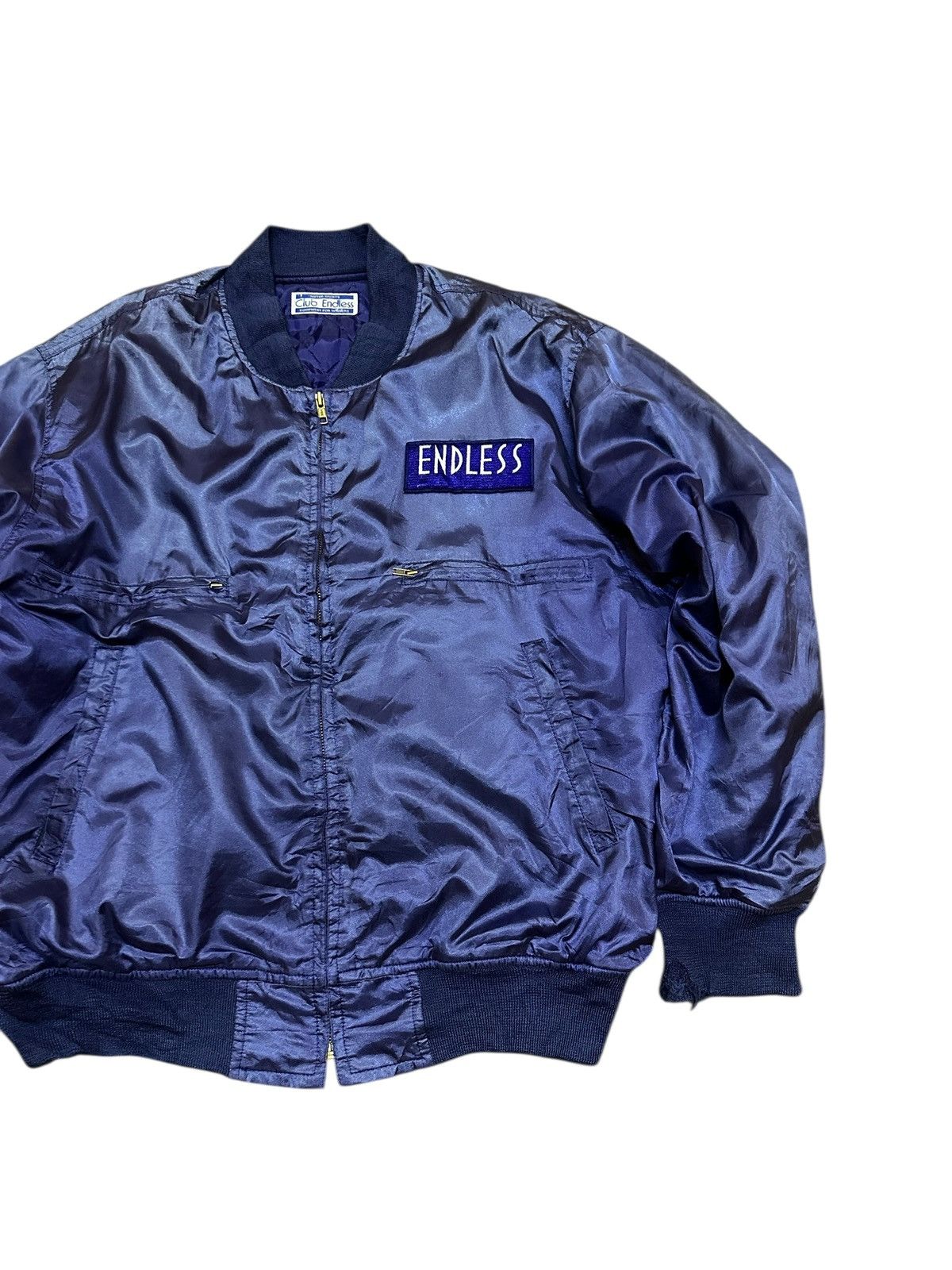 Endless Vintage Endless Motorsports Nylon Bomber Jacket Size US M / EU 48-50 / 2 - 3 Thumbnail