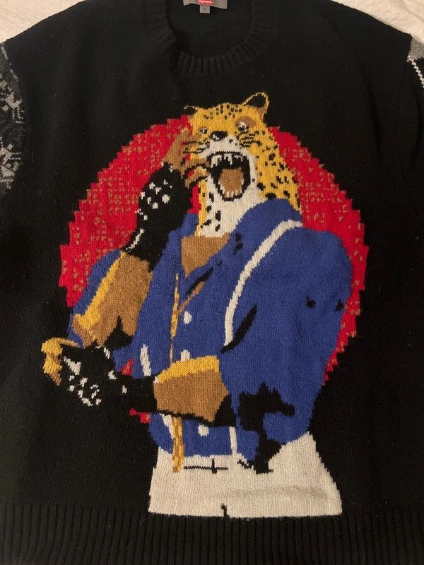 Supreme × Yohji Yamamoto Supreme x Yohji Yamamoto Tekken Sweater Size US M / EU 48-50 / 2 - 2 Thumbnail