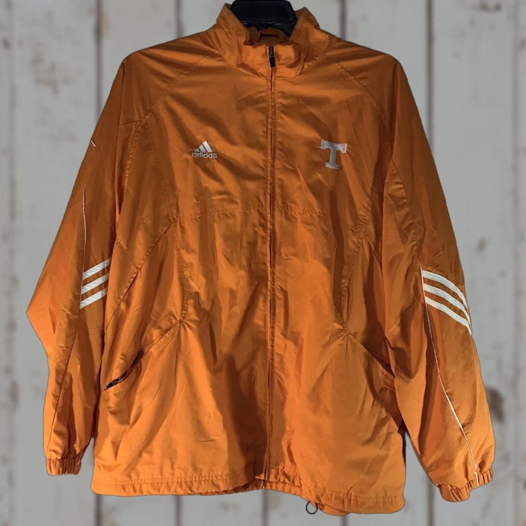Adidas Adidas Climalite TN Vols Full Zip Windbreaker Jacket Mens Size L Color Orange Size US L / EU 52-54 / 3 - 1 Thumbnail