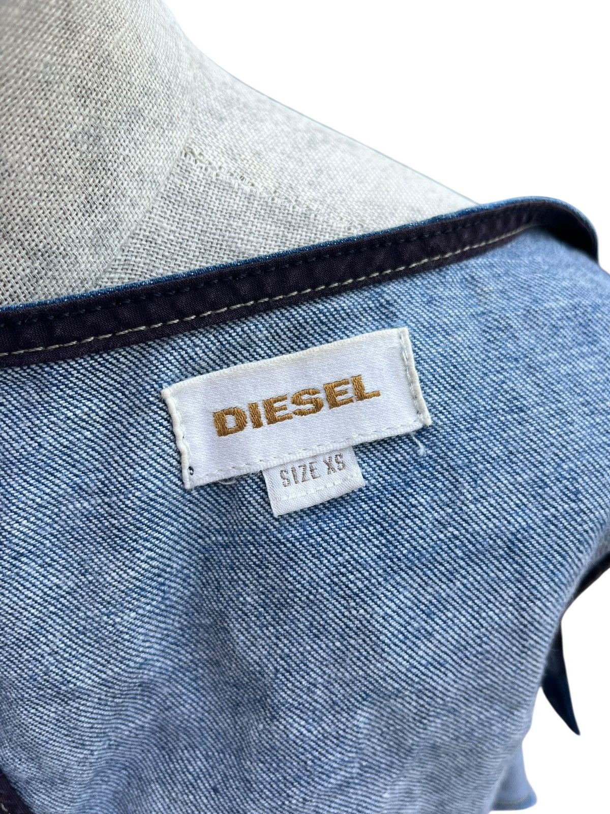 Diesel Denim vest Size XS / US 0-2 / IT 36-38 - 6 Thumbnail