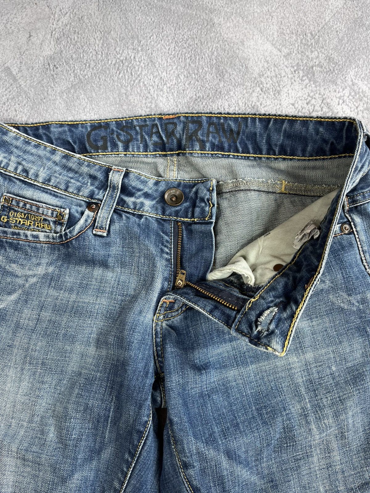 G-Star Vintage Y2K G star faded straight denim jeans Japanese 27 Size 27" / US 4 / IT 40 - 9 Thumbnail