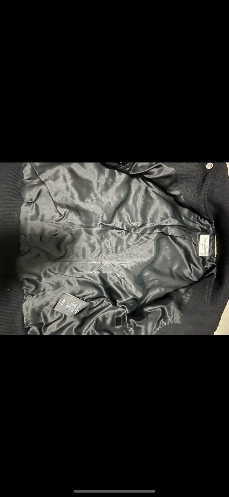 Other Saint Laurent Classic Black and White Baseball Jacket Coat- Size US XS / EU 42 / 0 - 5 Thumbnail