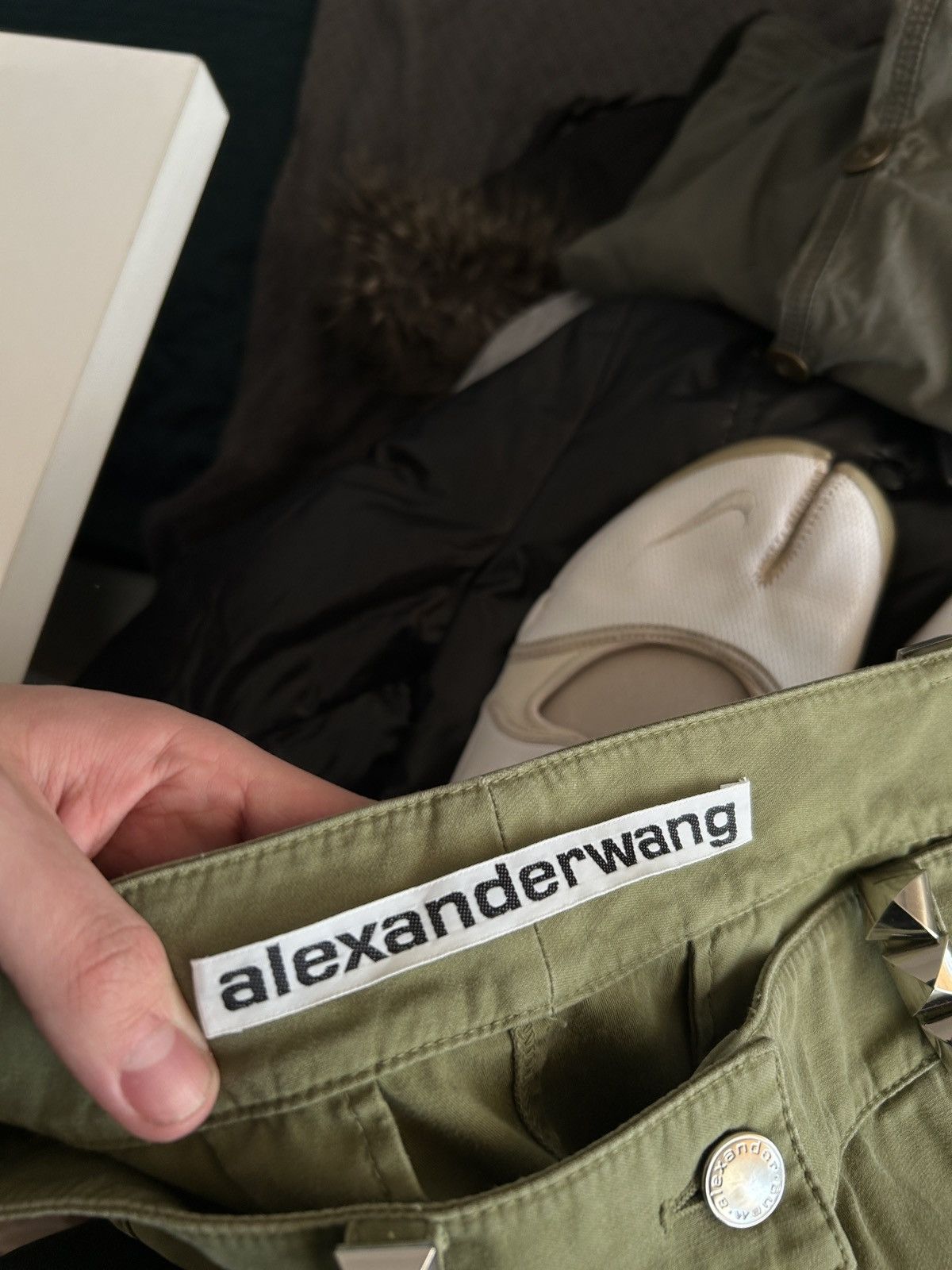 Alexander Wang × Japanese Brand × T by Alexander Wang Alexander Wang Cargo Twill Trousers Pant 31x27.5 Size US 30 / EU 46 - 5 Thumbnail