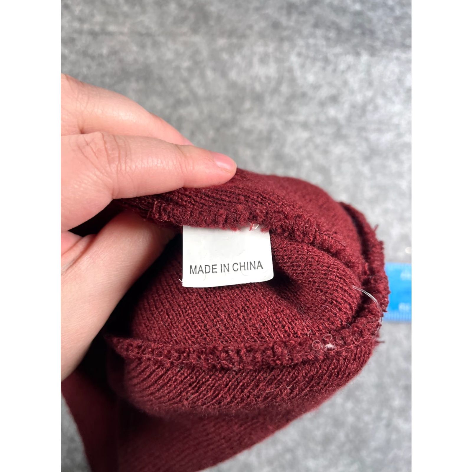 Vintage ROSSVILLE HORNETS Cross Country Beanie Adult One Size Red Knit Embroider Acrylic Hat Beanie Mens Sports Logo 90s? Size ONE SIZE - 7 Thumbnail