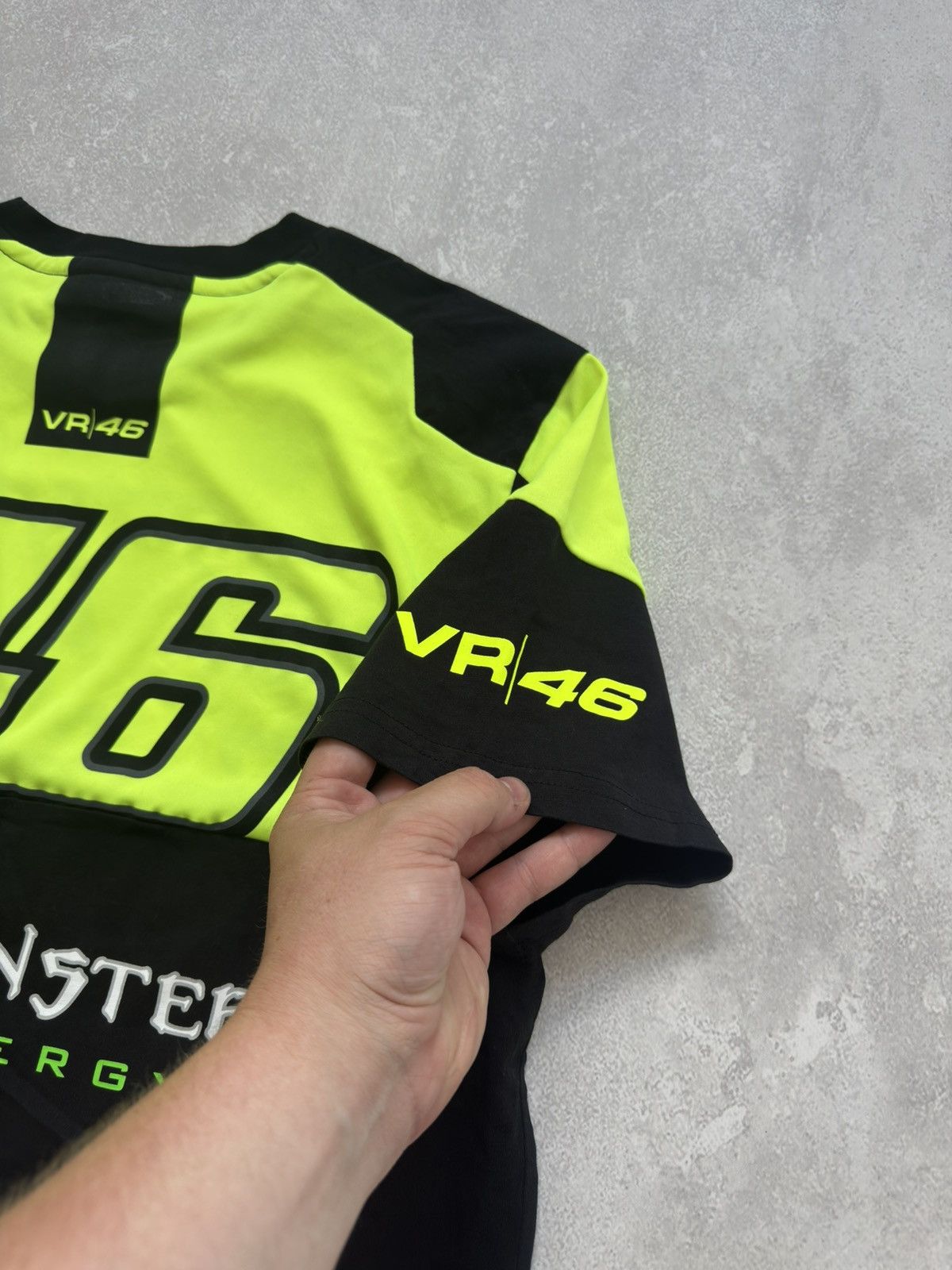 NASCAR Valentino Rossi VR46 Monster Energy Apparel Racing Shirt Size US XL / EU 56 / 4 - 11 Thumbnail
