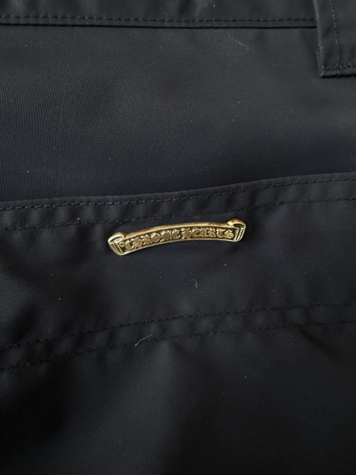 Chrome Hearts Chrome Hearts Navy Nylon & Leather Carpenter Pants Size US 34 / EU 50 - 10 Thumbnail
