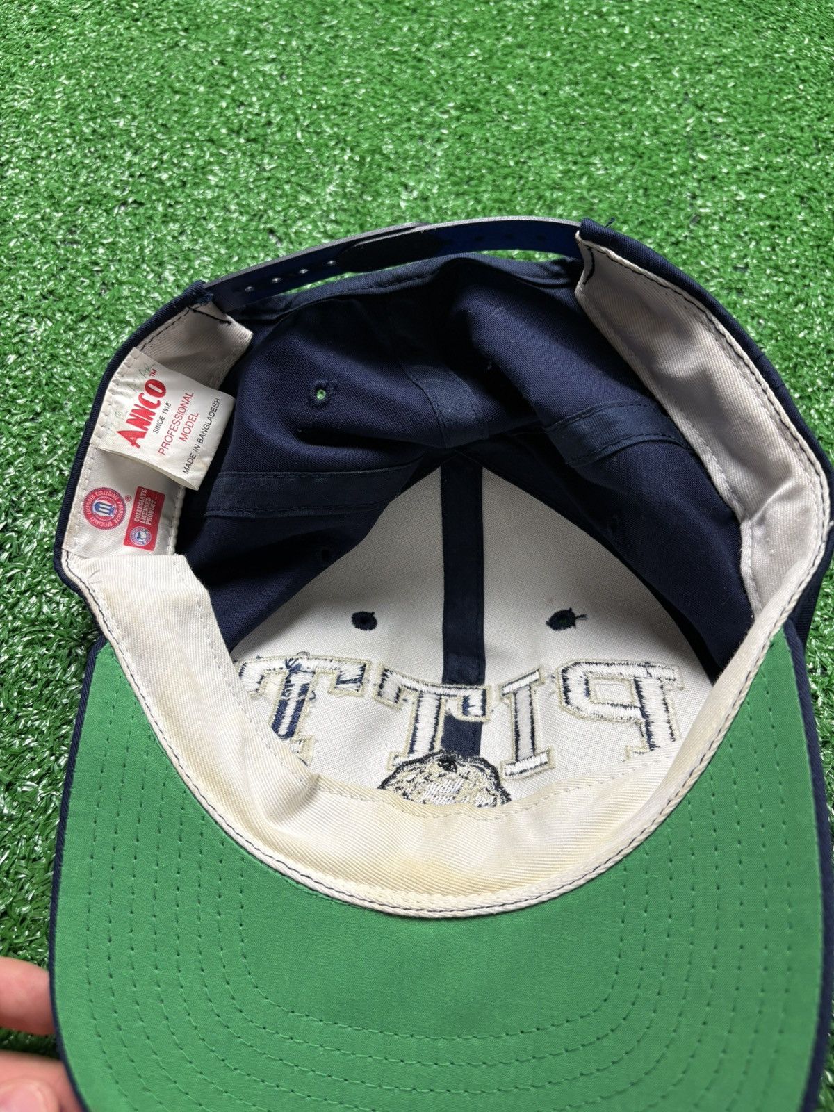 Vintage Vintage 1990s Pittsburgh Panthers snapback hat Size ONE SIZE - 3 Thumbnail