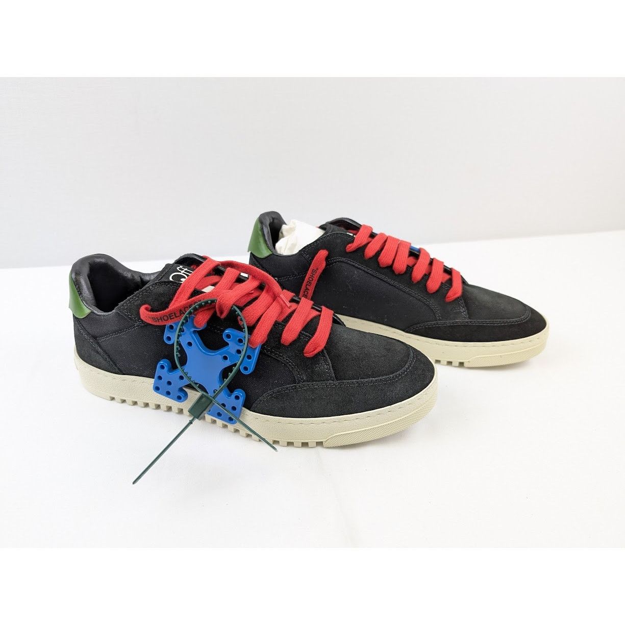 Off-White o1rshd1 Meccano 5.0 Sneakers in Black / Blue Size US 10 / EU 43 - 11 Thumbnail