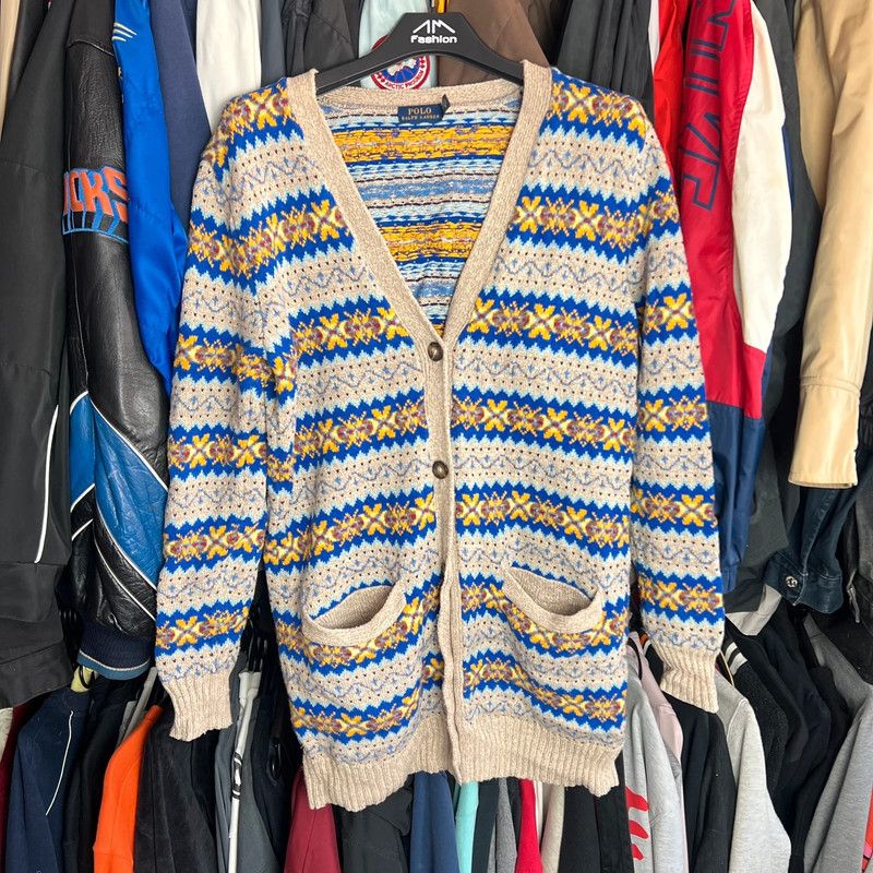 Polo Ralph Lauren Cardigan Polo Ralph Lauren S silk cotton rare Size S / US 4 / IT 40 - 1 Thumbnail