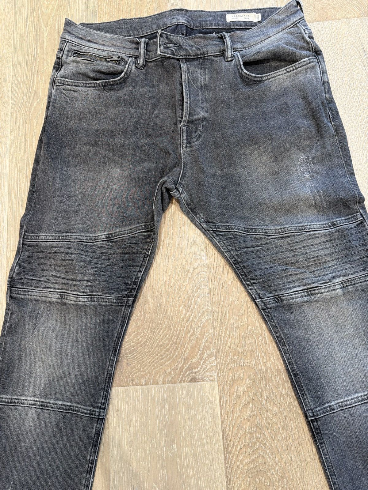Allsaints AllSaints Biker jeans Size US 34 / EU 50 - 2 Thumbnail