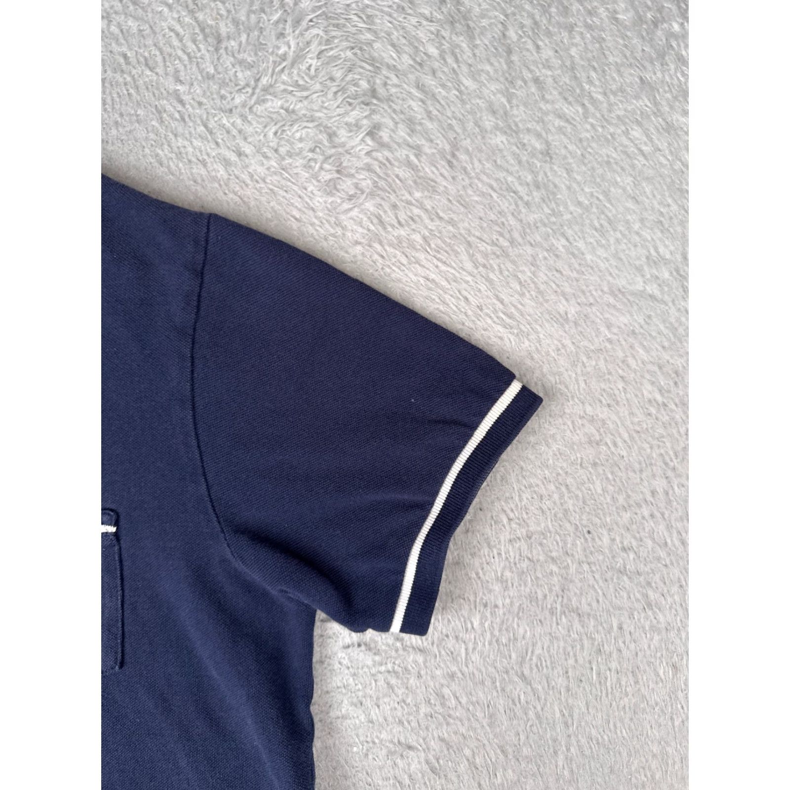 Ralph Lauren VINTAGE Ralph Lauren Polo Shirt Men L Blue Cotton Custom Fit Pocket Shirt Size US L / EU 52-54 / 3 - 2 Thumbnail