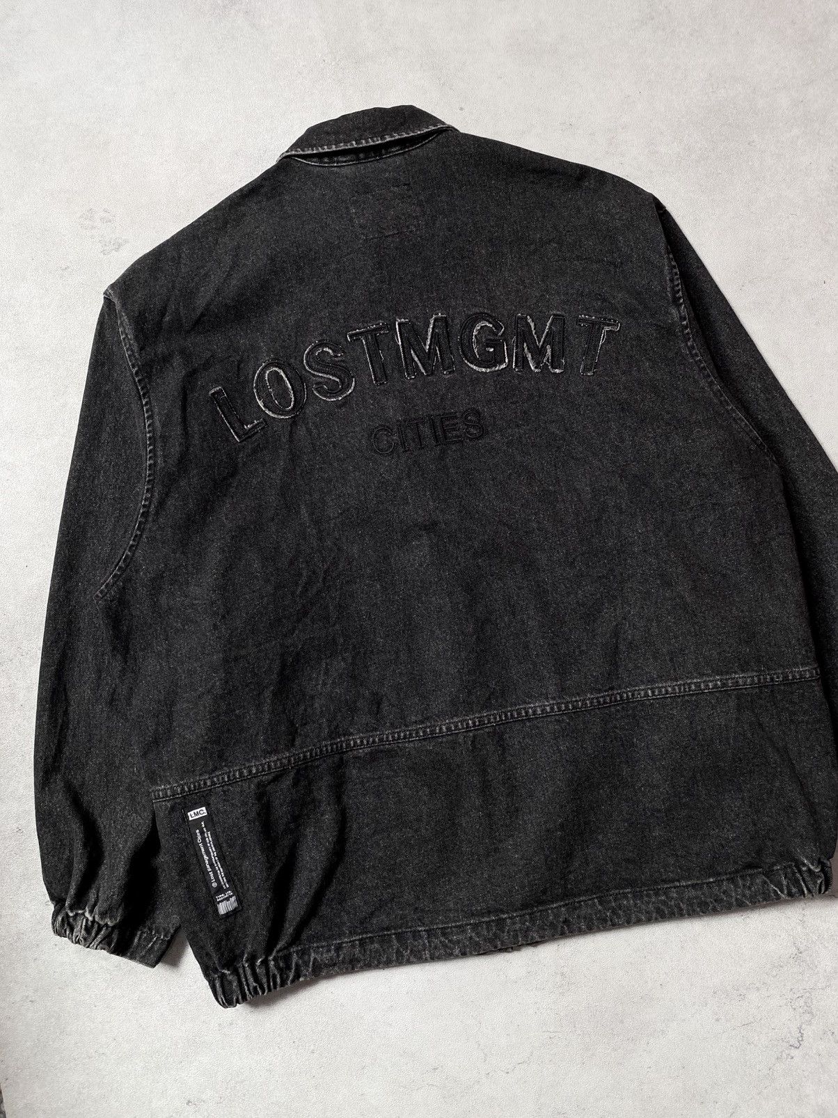 Other LMC WASHED DENIM COACH JACKET BLACK Size US M / EU 48-50 / 2 - 9 Thumbnail