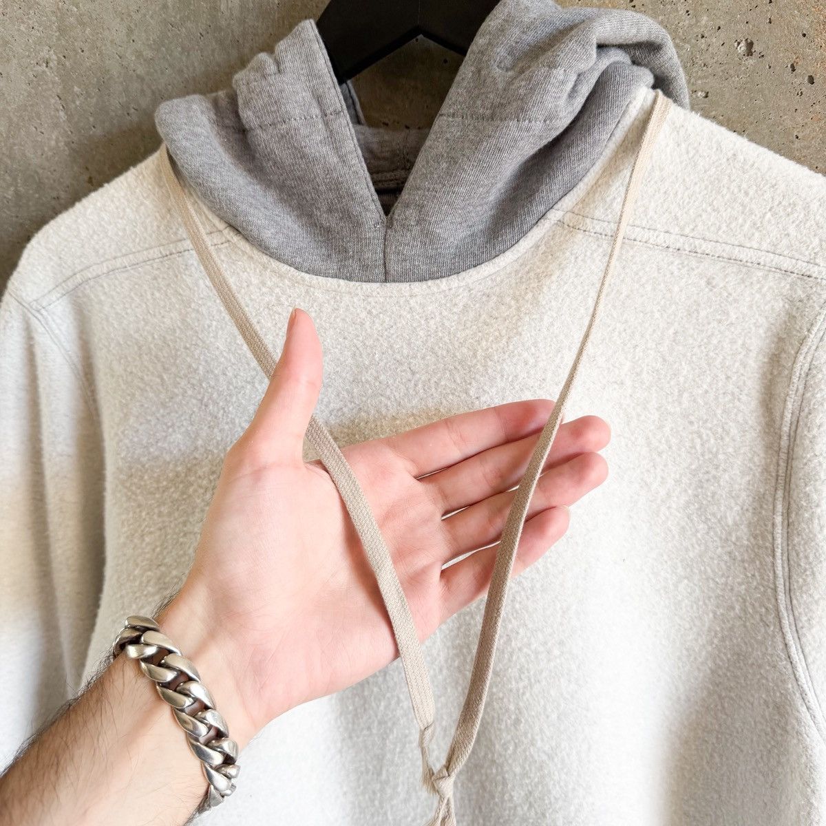 Rick Owens Rick Owens DRKSHDW Inside Out Reverse Drawstring Hoodie Size US L / EU 52-54 / 3 - 2 Thumbnail