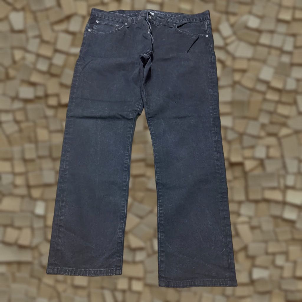 Eddie Bauer Eddie Bauer Jeans Men 40x30 Black Denim Straight Regular Waist 40in 5-Pocket Dark Wash Denim Leg Style Straight Mens Size US 40 / EU 56 - 1 Thumbnail