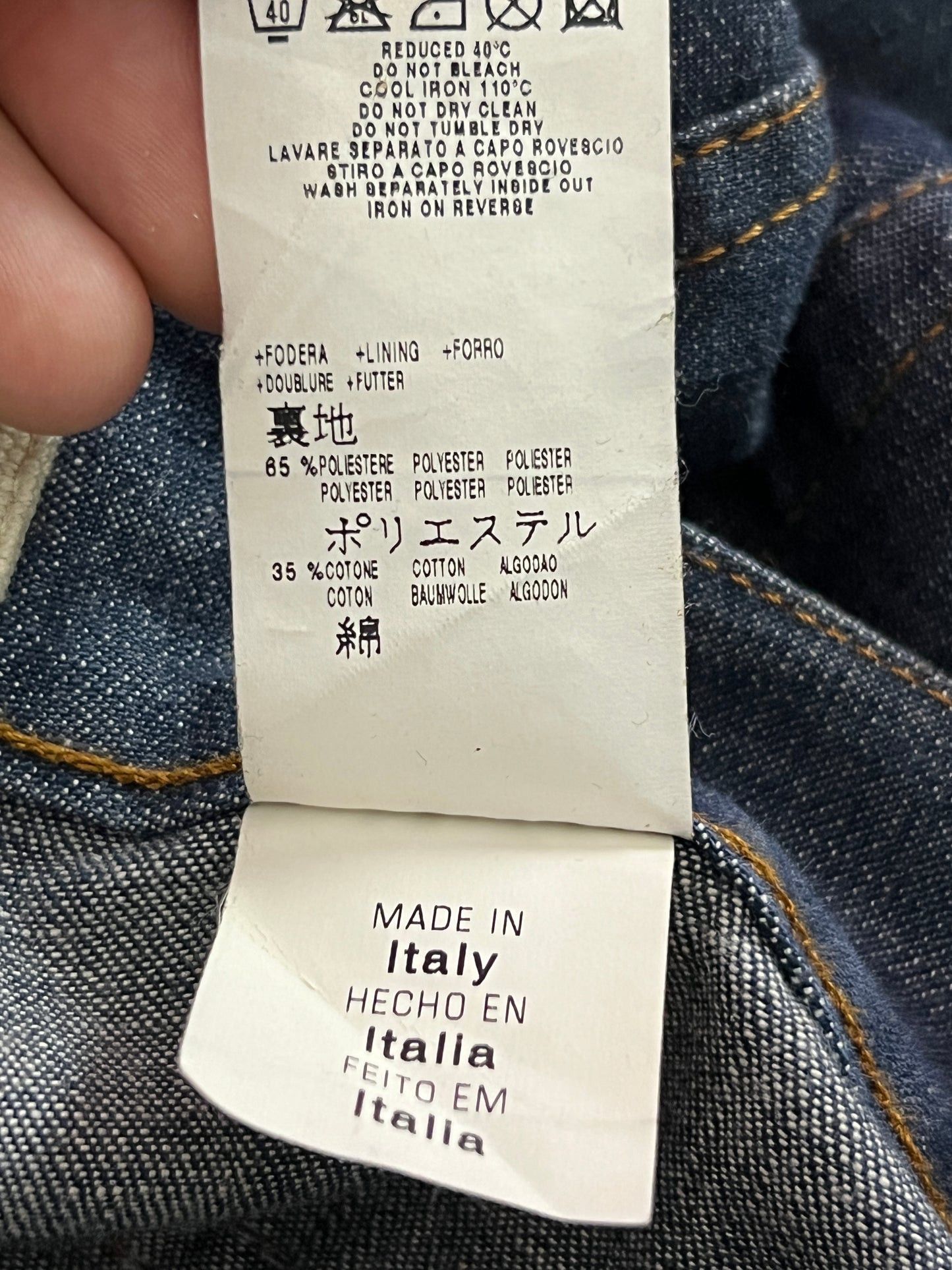 Moschino Y2K Moschino Vintage Mens Embroidered Chameleon Jeans - 32 Size US 32 / EU 48 - 6 Thumbnail