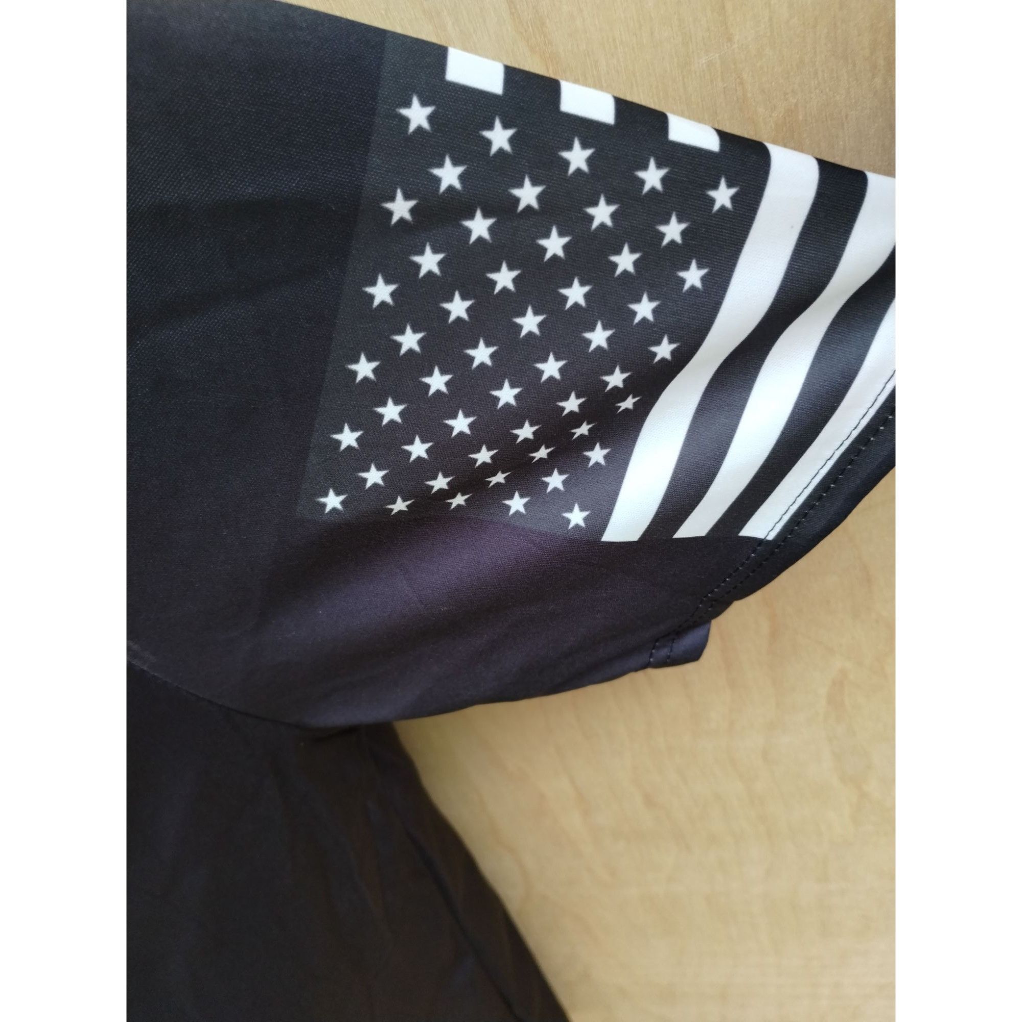 Other 1776 Patriotic Mens Polo Shirt Large American Flag Design Size US L / EU 52-54 / 3 - 8 Thumbnail