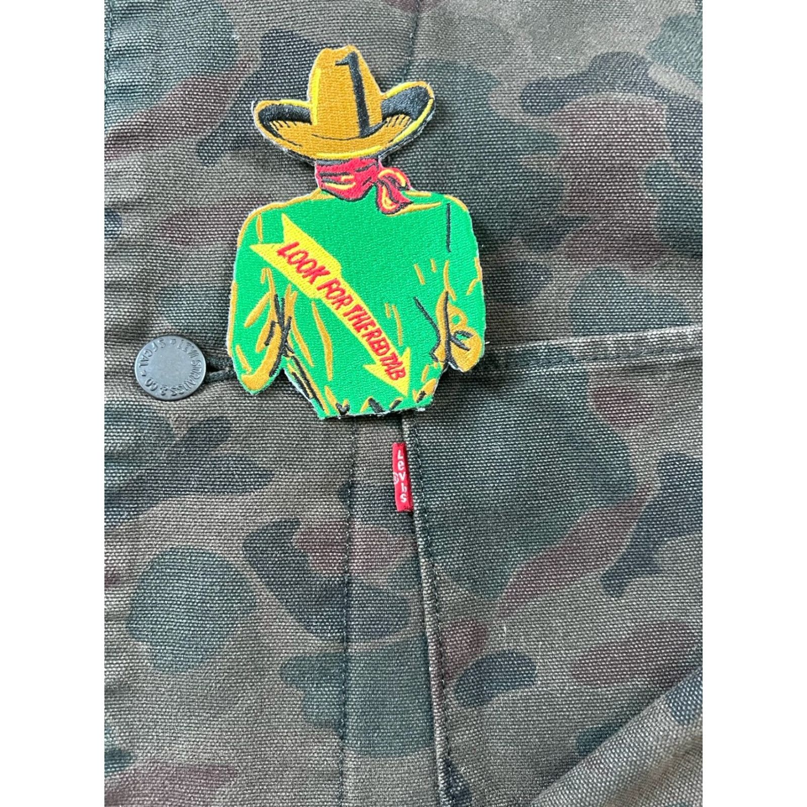 Levi's Levi's Engineer Chore Jacket M Camouflage Khaki Vintage 2017 Casual Workwear Mens Regular Jacket Size US M / EU 48-50 / 2 - 3 Thumbnail