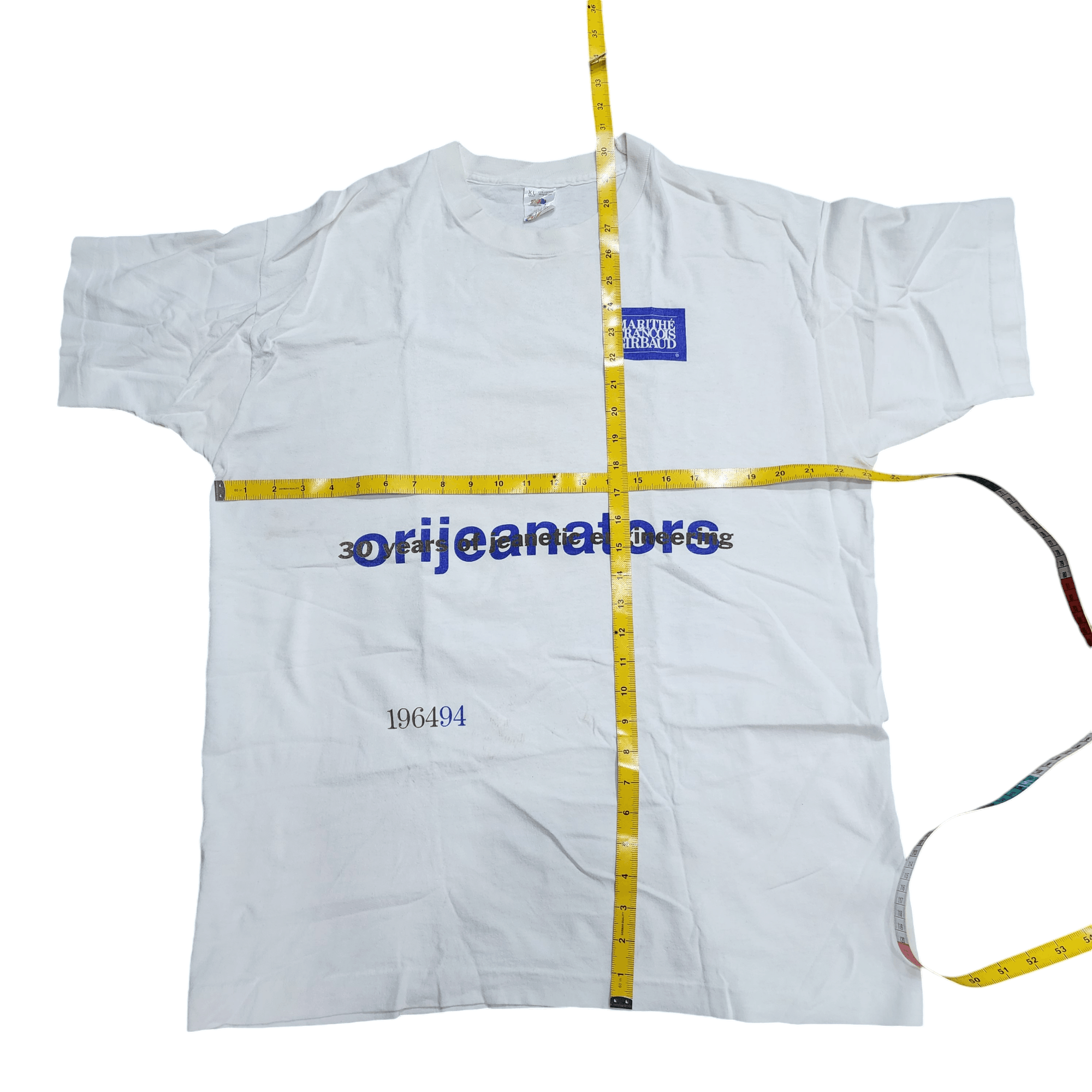 Vintage Marithe Francois Girbaud Orijeanators Tees 196494 shirt Size US XL / EU 56 / 4 - 9 Thumbnail