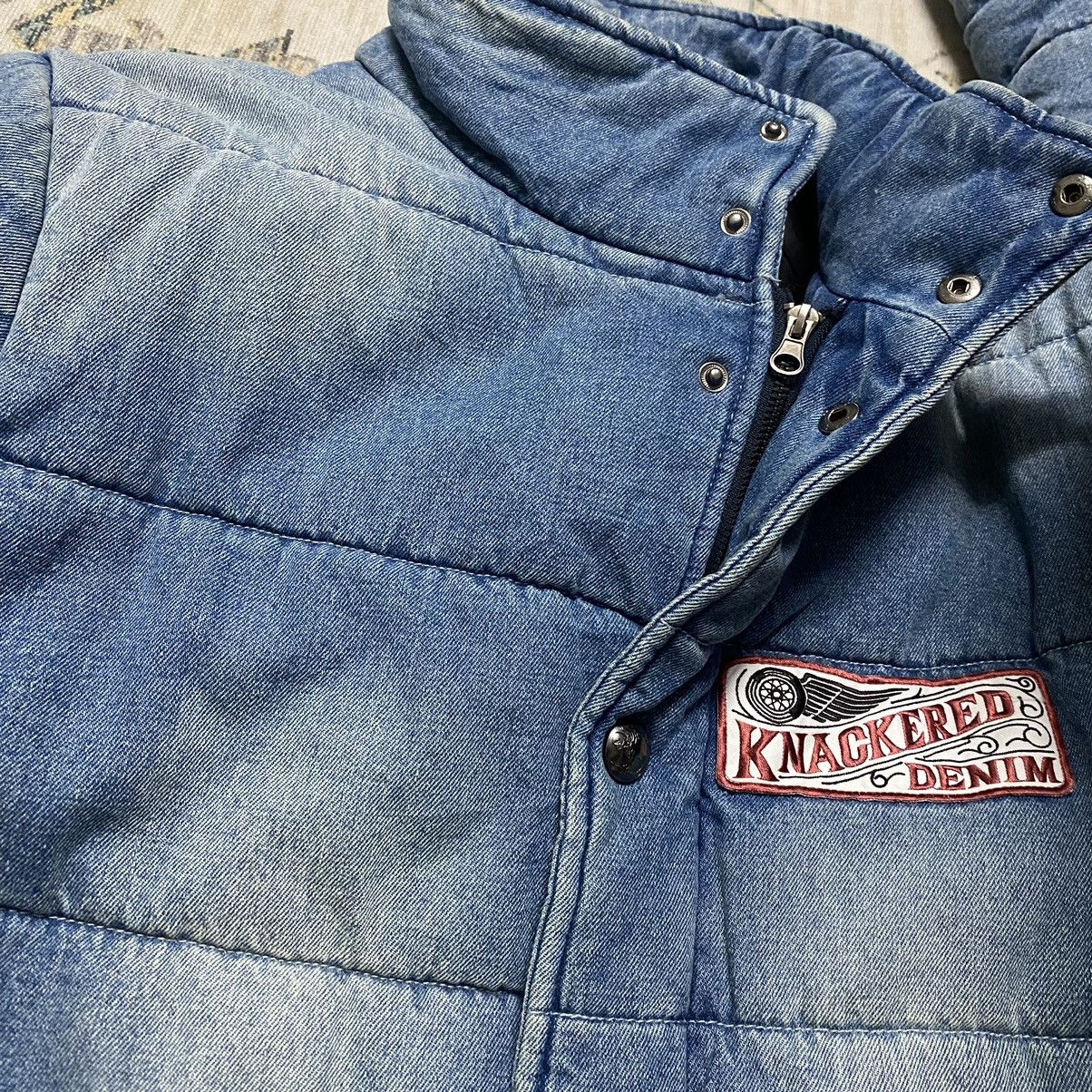 Japanese Brand KNACKERED Denim Puffer Jacket Size US L / EU 52-54 / 3 - 12 Thumbnail