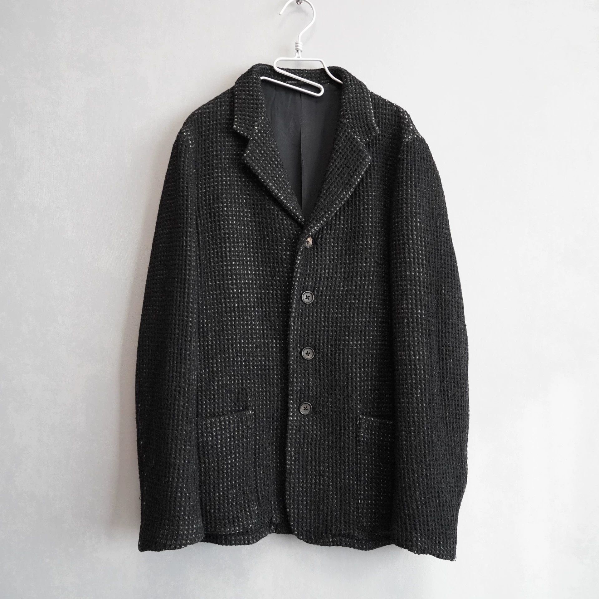 Yohji Yamamoto Yohji Yamamoto 97AW Wax Figure Waffle Check Jacket M Size US M / EU 48-50 / 2 - 1 Thumbnail
