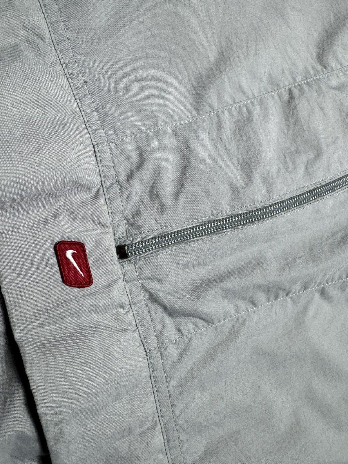 Nike Nike Vintage Anorak Nylon Jacket Swoosh Drill Hype Y2K Size US L / EU 52-54 / 3 - 6 Thumbnail