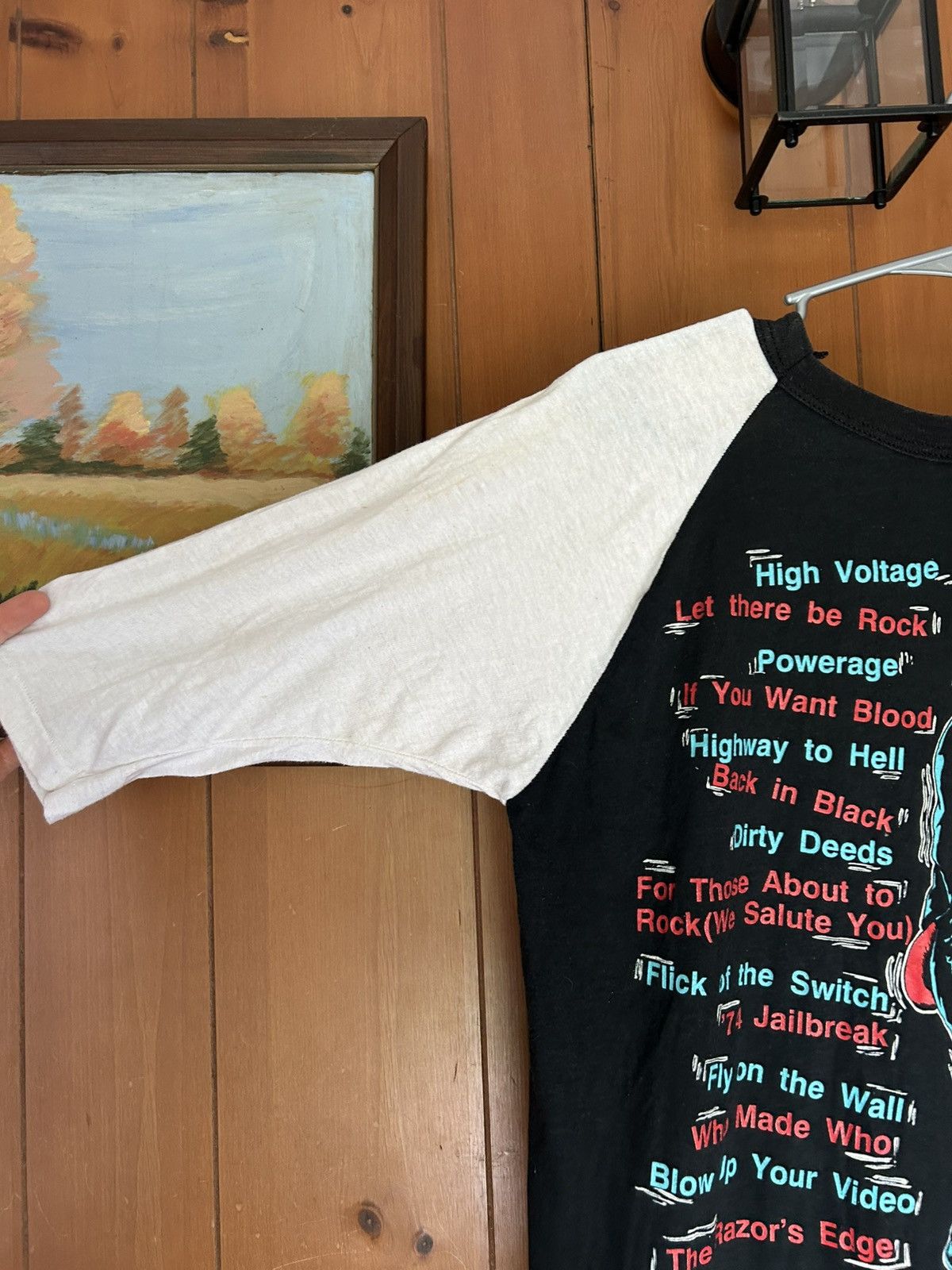 Other Vintage 1990 AC DC Tour Shirt Size Large Metal Rock Size US L / EU 52-54 / 3 - 9 Thumbnail