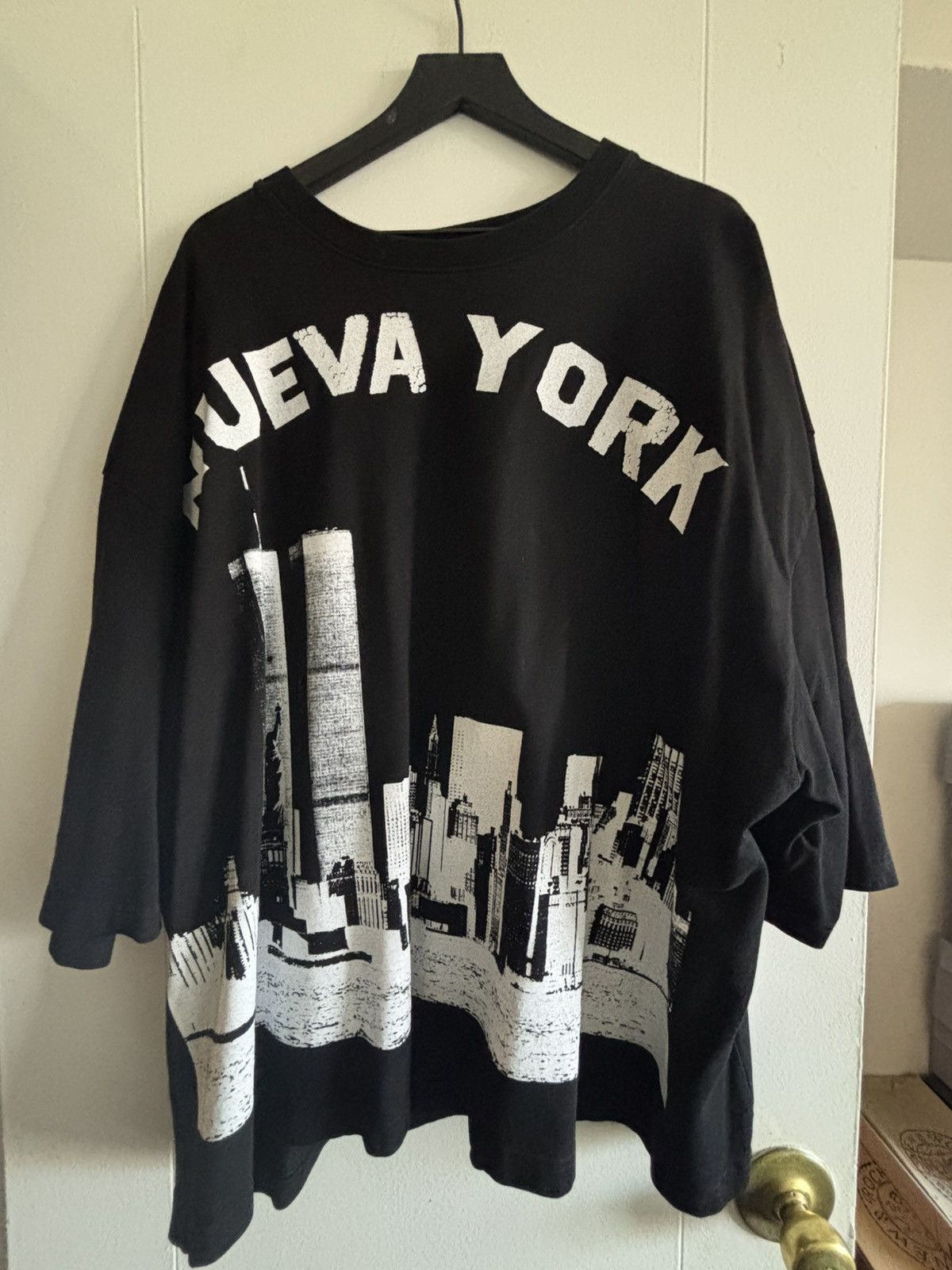 Willy Chavarria WILLY CHAVARRIA OVERSIZED CROP BOXY FIT T-SHIRT Size US XL / EU 56 / 4 - 1 Thumbnail