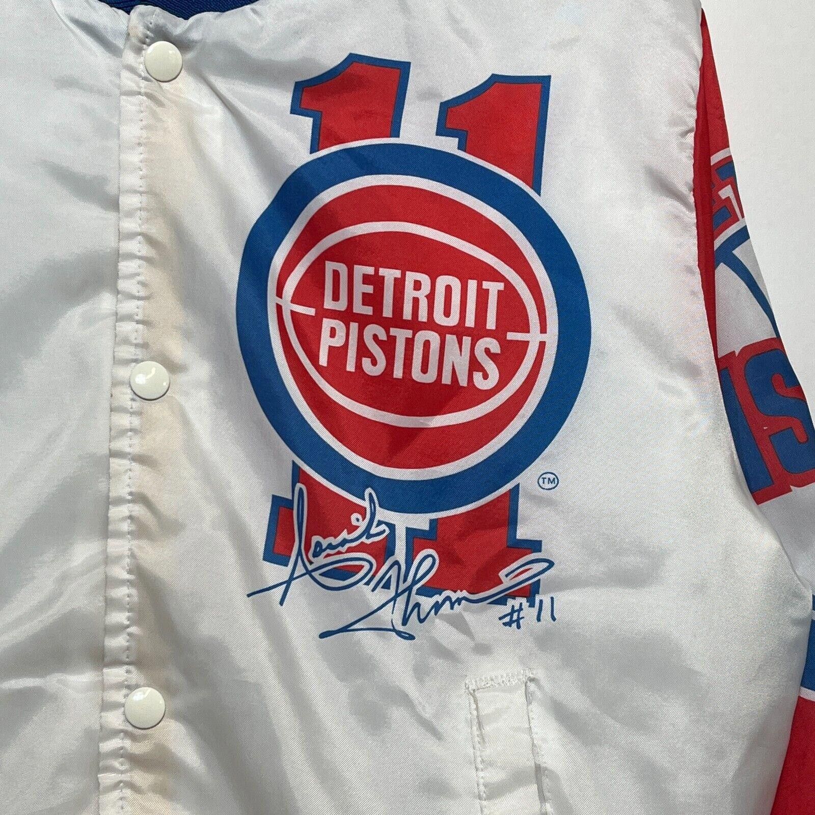 Chalk Line × Vintage Vintage 80s NBA Detroit Pistons Chalk Line Bomber Jacket S Size US S / EU 44-46 / 1 - 6 Thumbnail