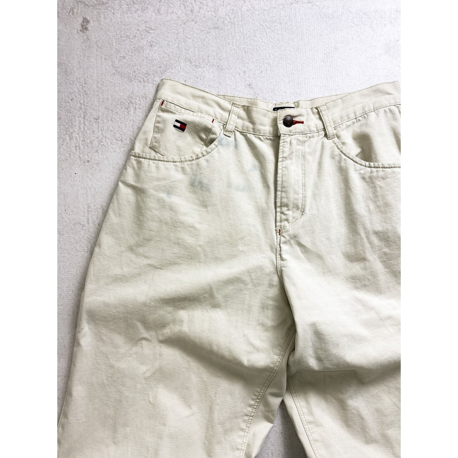 Tommy Hilfiger Vintage 90s Tommy Hilfige Leg Jeans - Women's 28x28 Size 28" / US 6 / IT 42 - 4 Thumbnail
