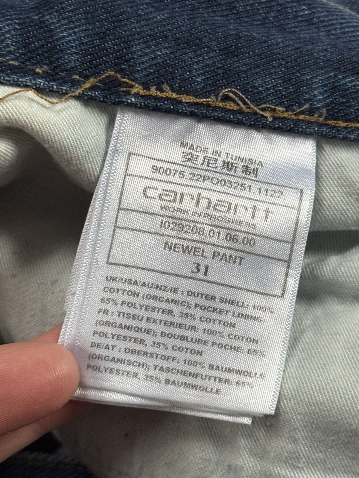 Carhartt Wip Carhartt Wip 31size Newel Pants denim trousers 👖 jeans Size US 31 - 11 Thumbnail